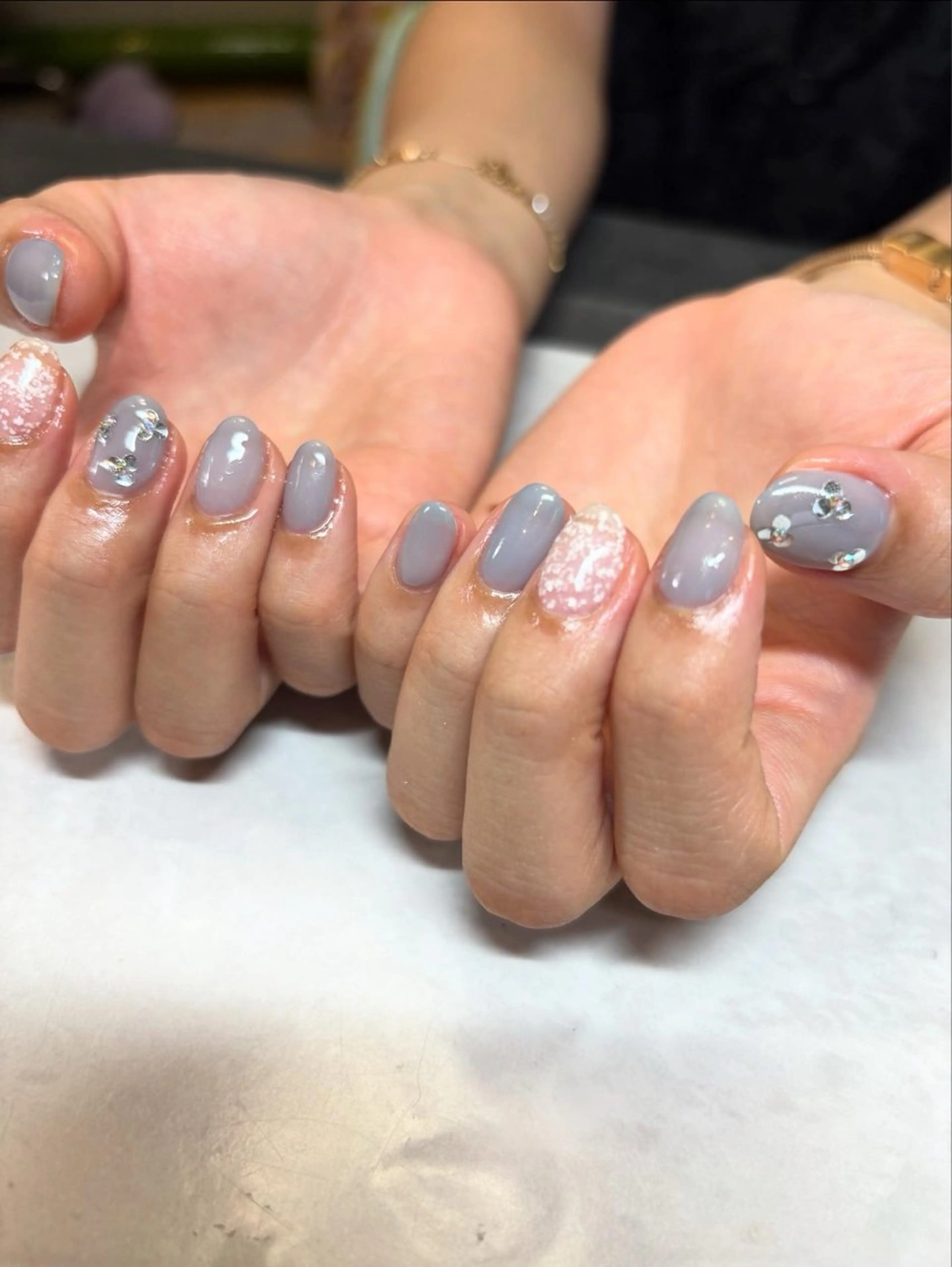 ショート ハンドネイル BONITA 上別府のネイルデザイン