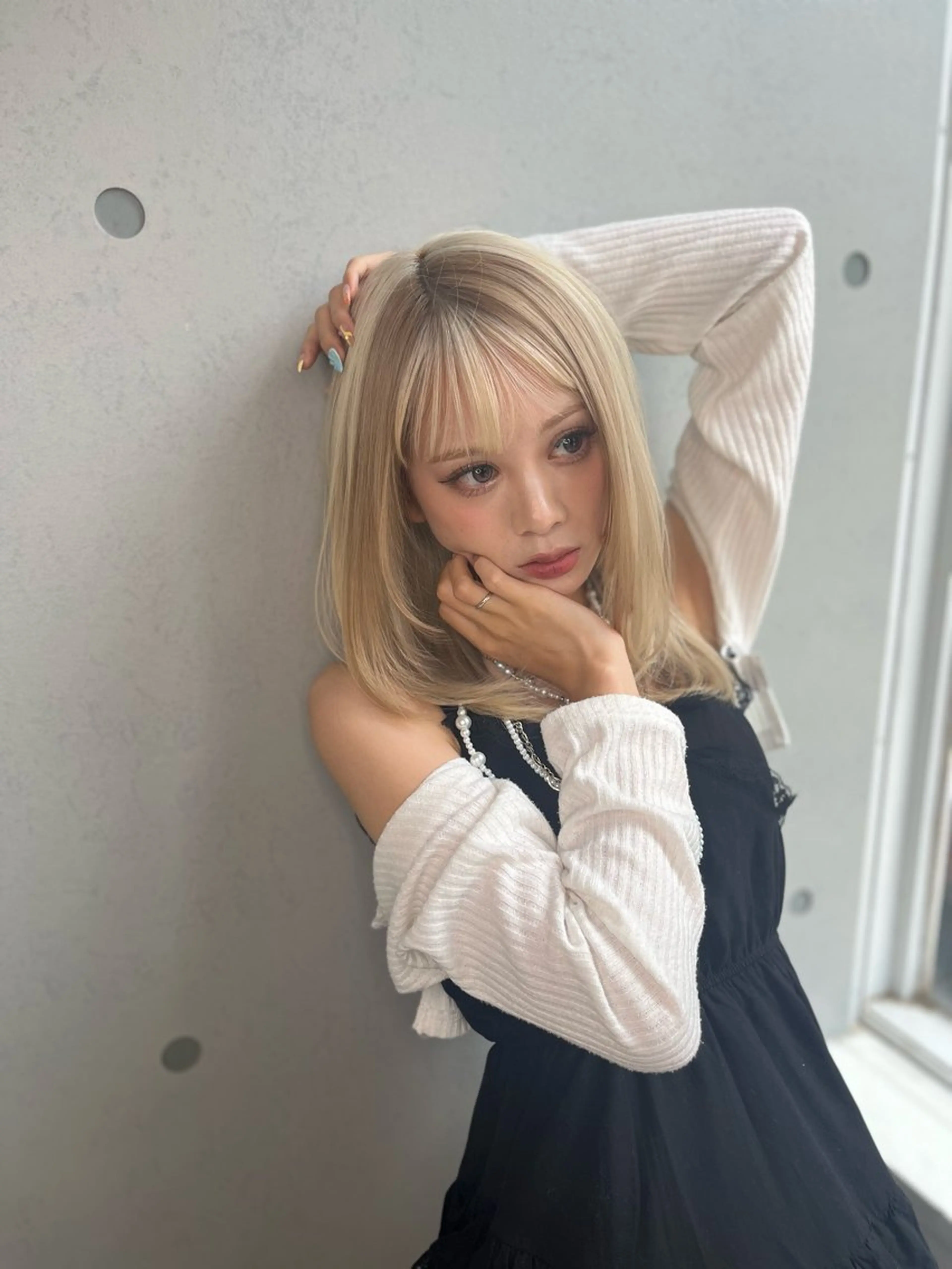 ミディアム カラー 逢坂 智也のヘアスタイル