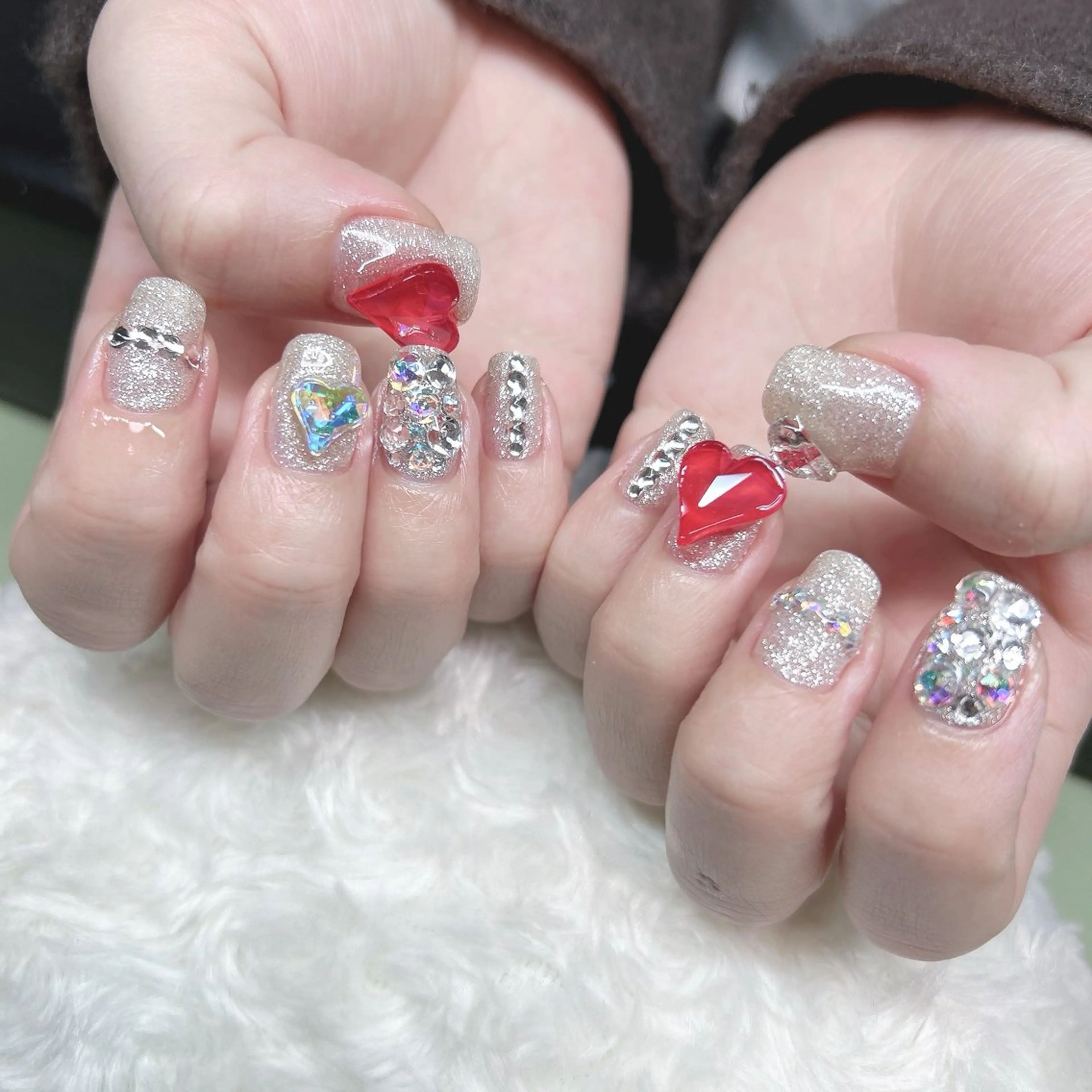 ネイル キラキラネイル ハンドネイル フットネイル Nail salon Stellaのネイルデザイン