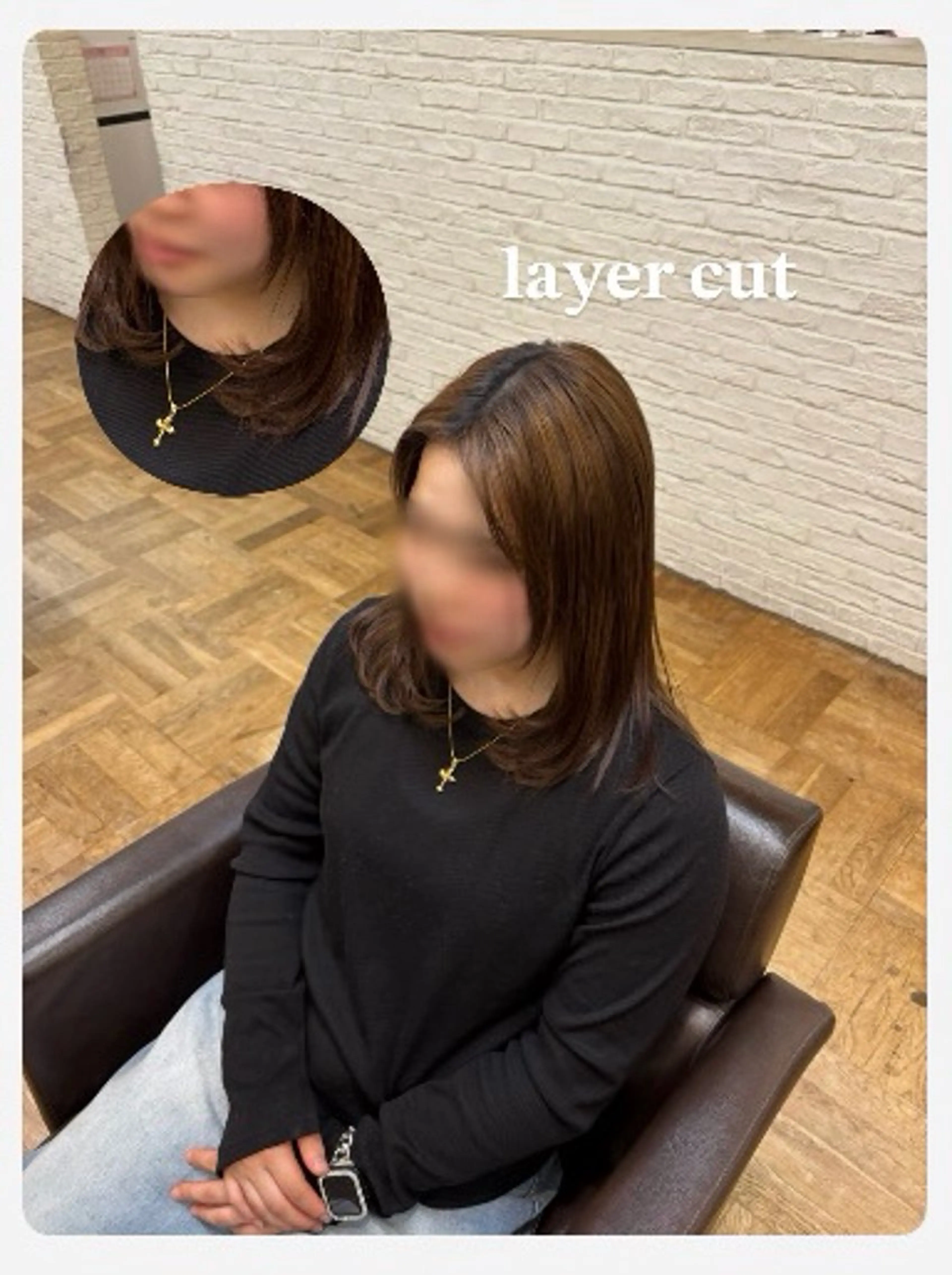 ミディアム 古川 心のヘアスタイル