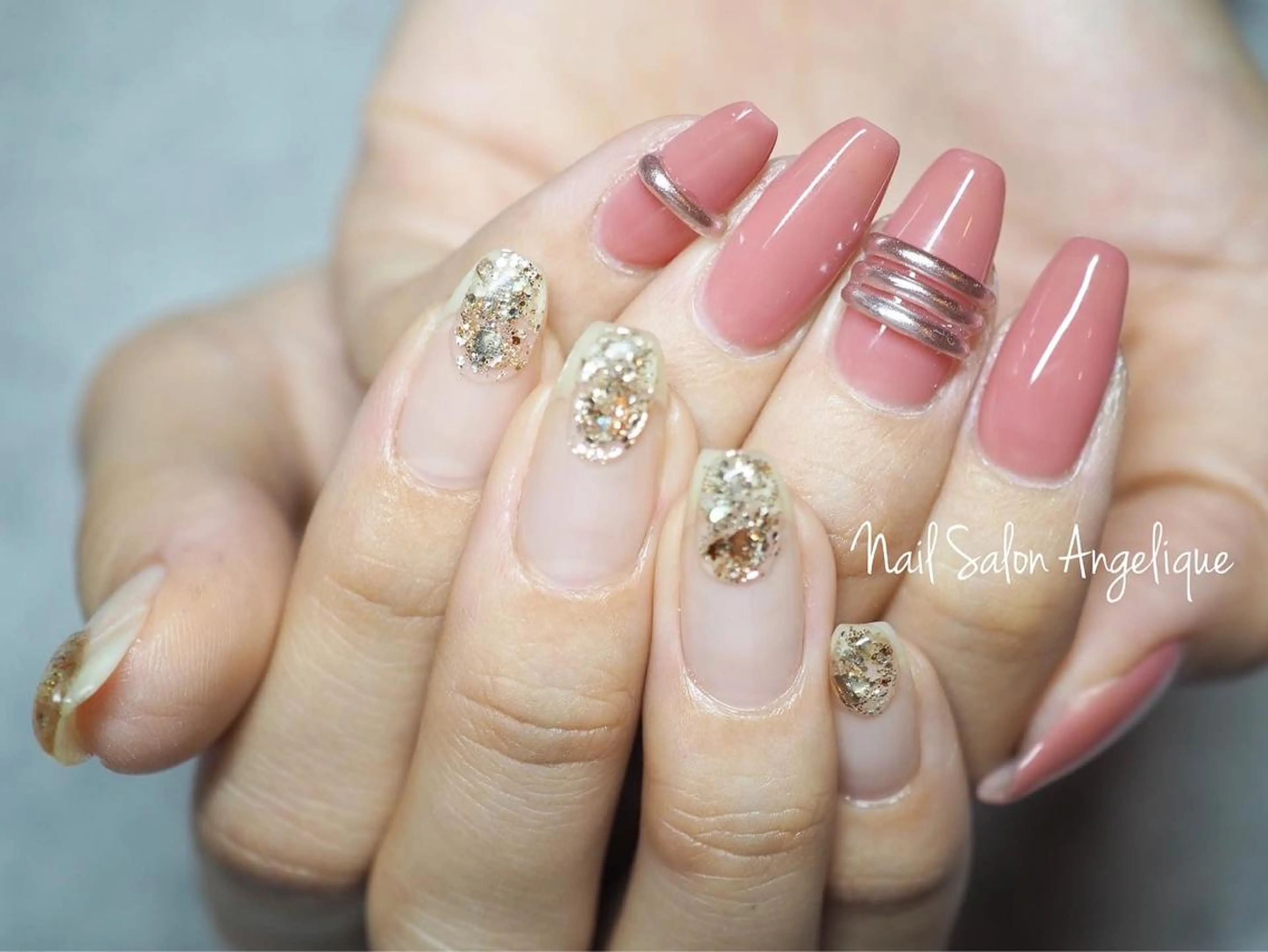 ネイル アートネイル ジェルネイル ソフトジェル ハンドネイル Nailist Rumiのネイルデザイン