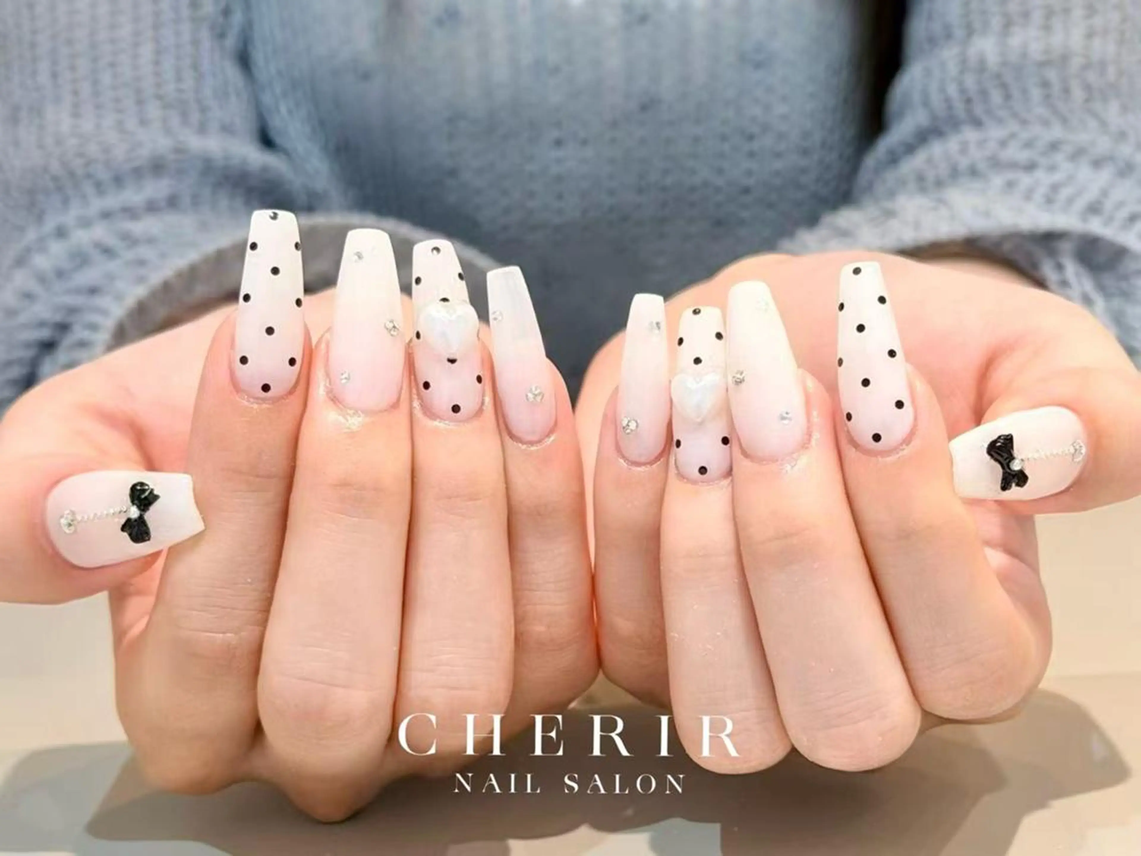 ネイル 長さ出し 持ち込み CHERIR NAILSALONのネイルデザイン