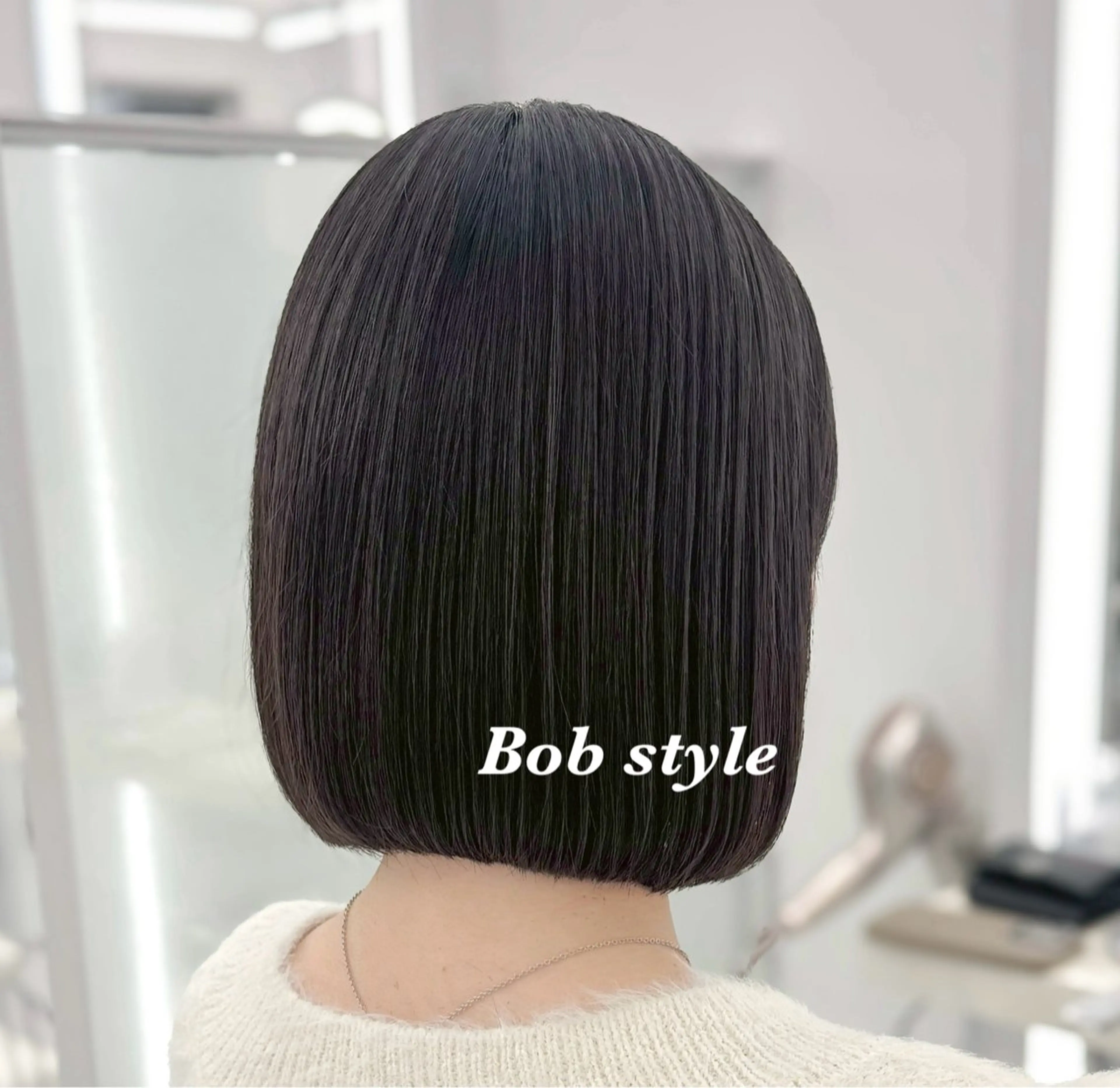 ショート カラー 🫧ボブカットモデル 韓国透明感カラー🫧のヘアスタイル