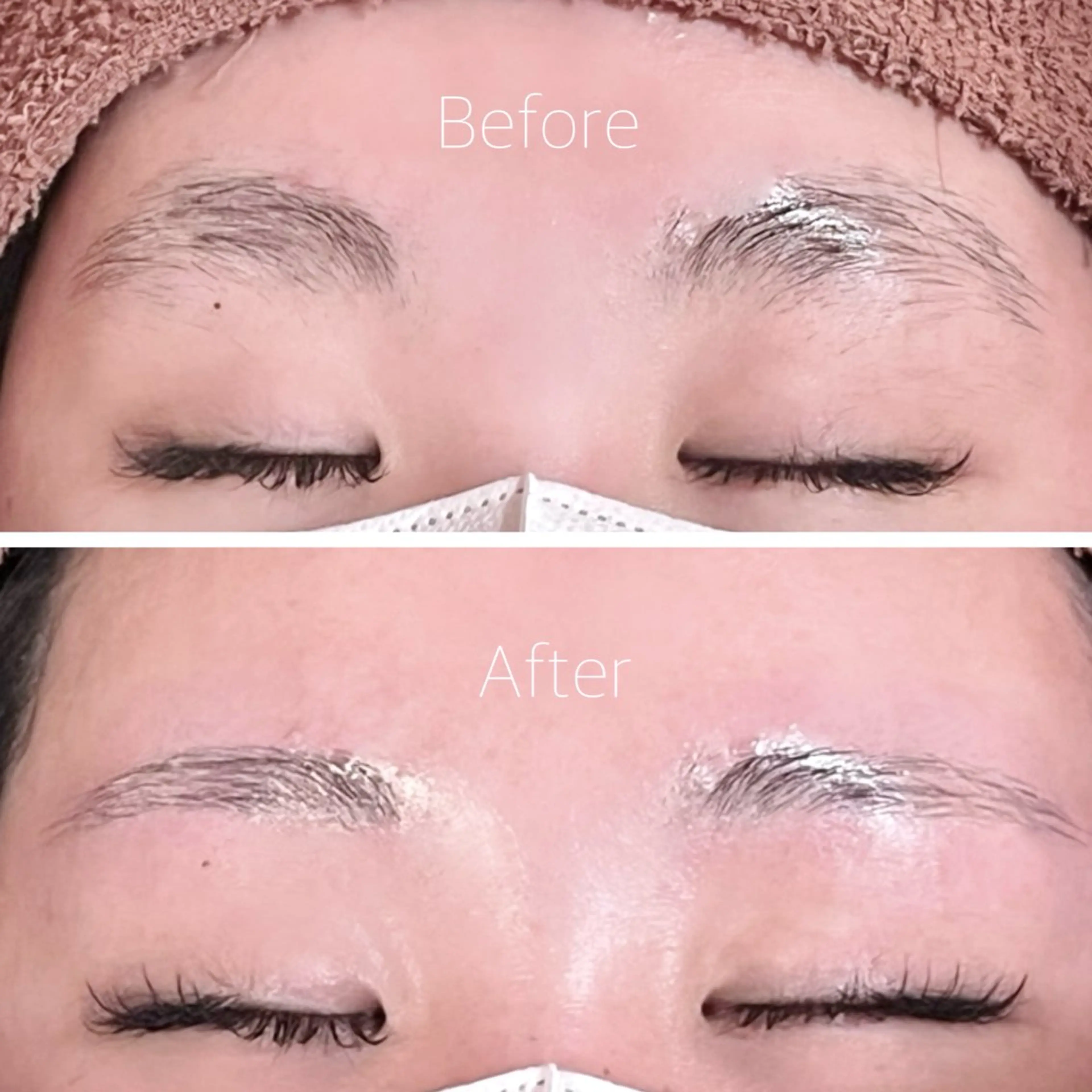 アイブロウ ワックス脱毛 眉カット 阪急伊丹🫧 ahu かなうのヘアスタイル