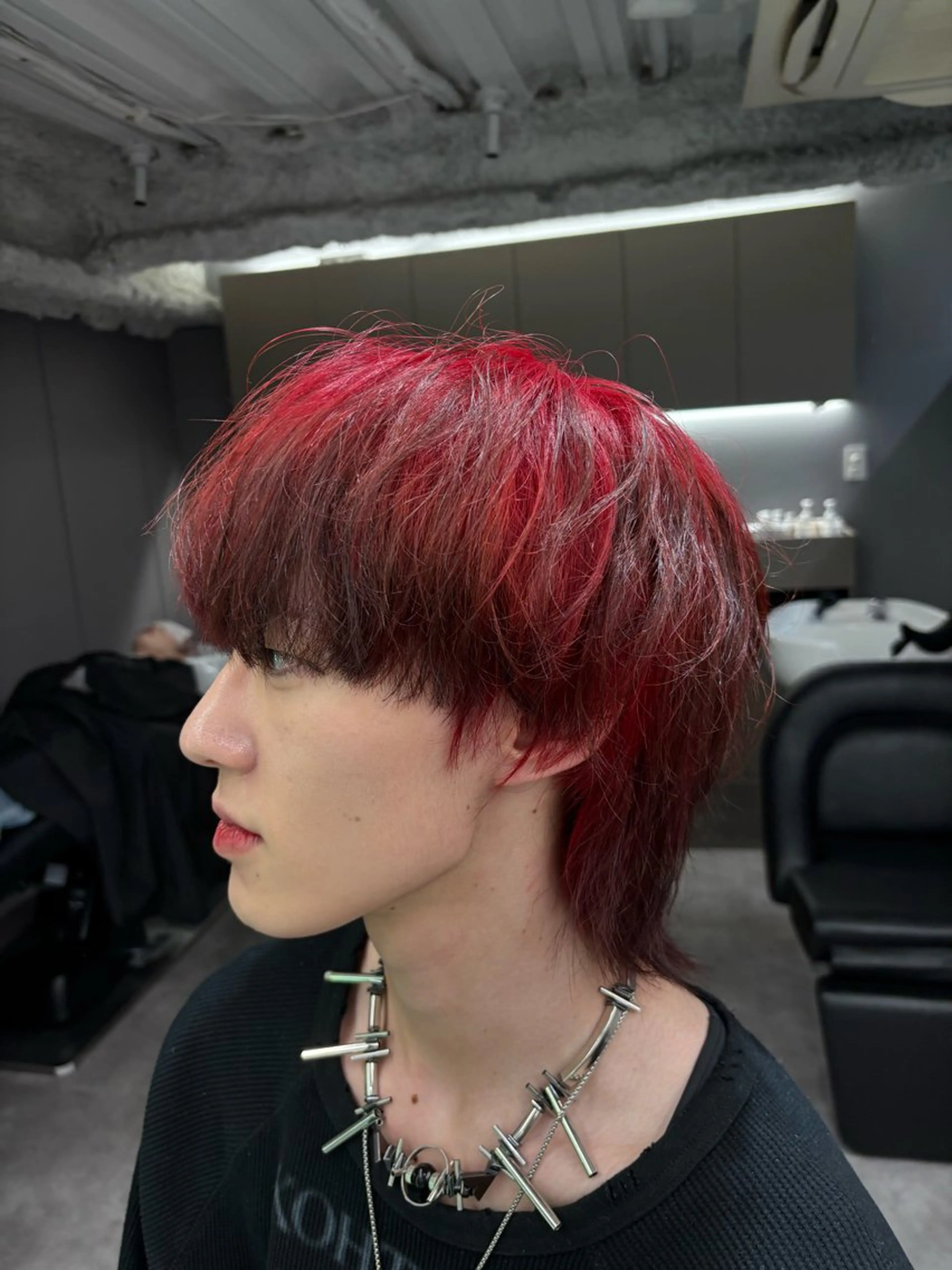 ショート カラー メンズ ヘアカラー 名古屋/デザイン/ ブリーチ/松井亮磨のヘアスタイル