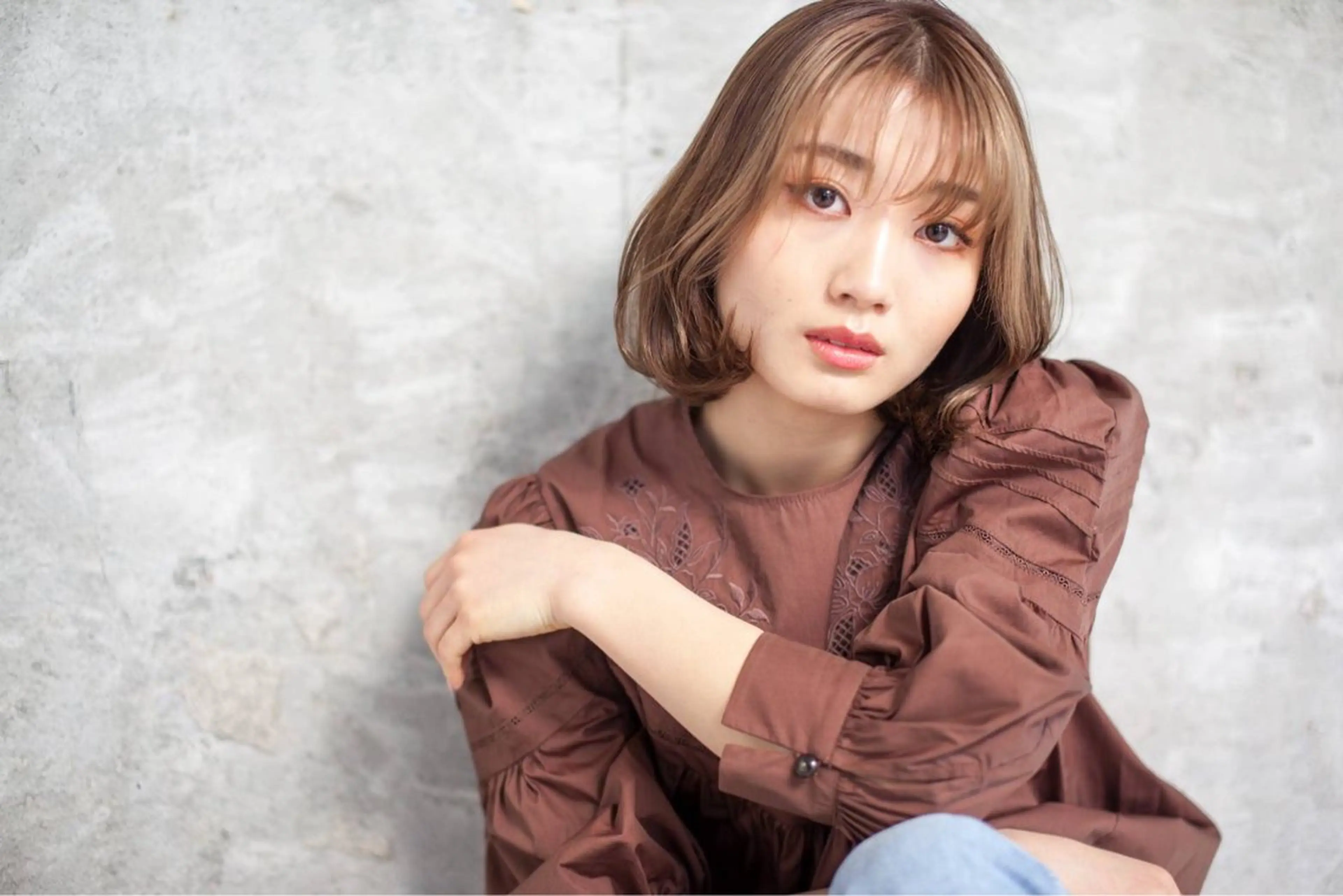 セミロング ツヤ髪職人/ みさきのヘアスタイル