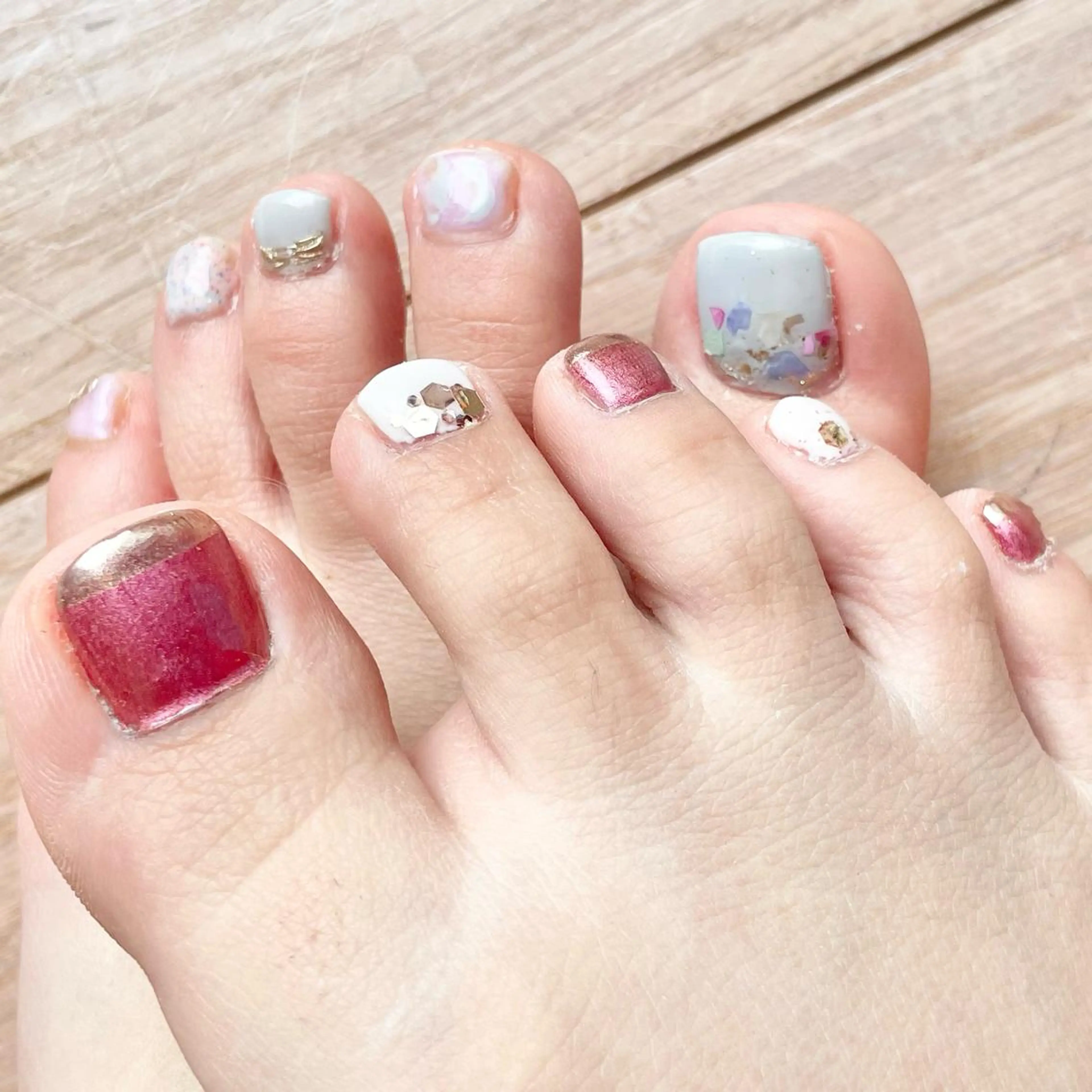 ネイル フットネイル nail salon Libertyのネイルデザイン