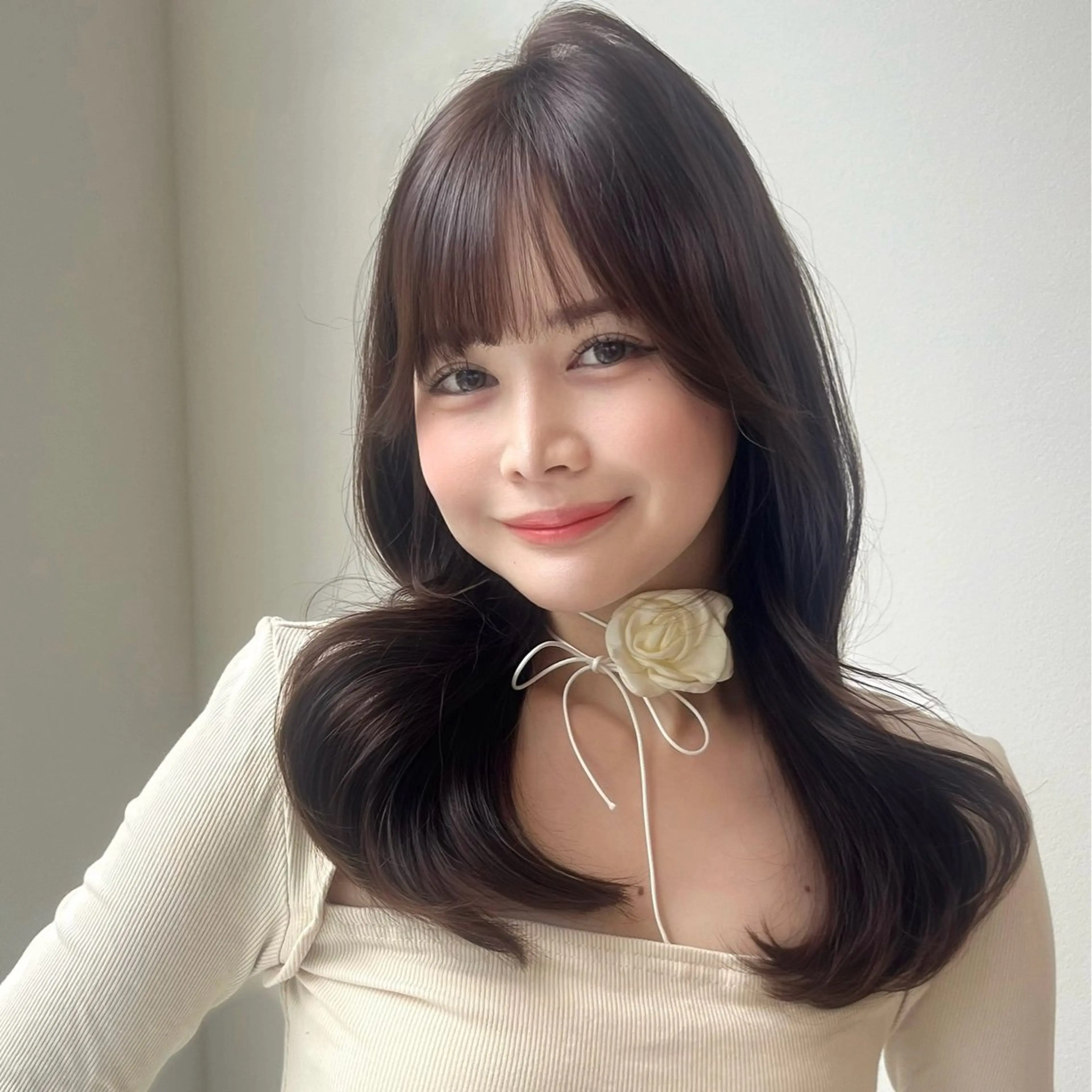 ミディアム mao🎀マツエク／ レイヤーカットのマツエク・マツパデザイン