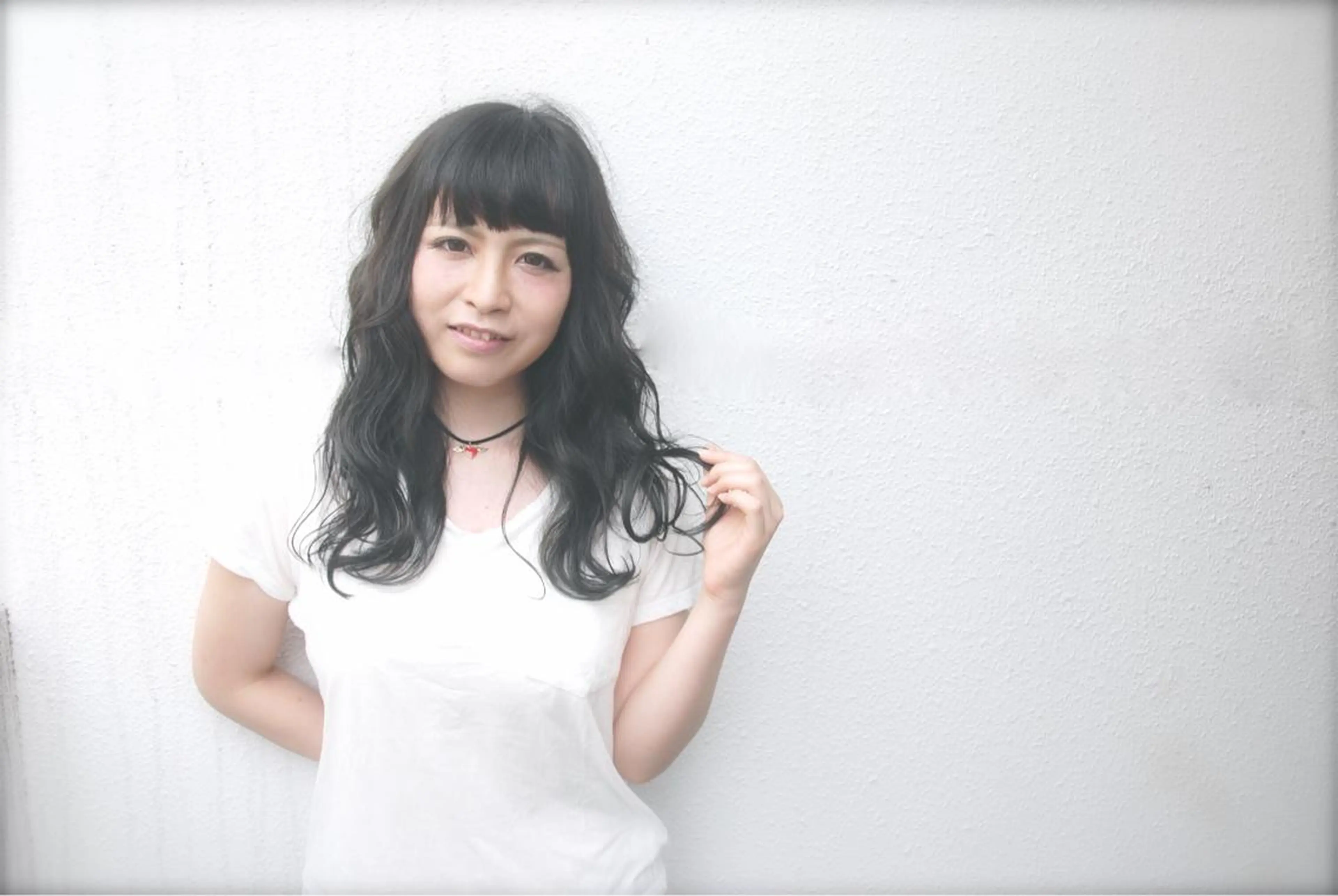 セミロング カラー アッシュ インナーカラー/天神 ブリーチ/吉田のヘアスタイル