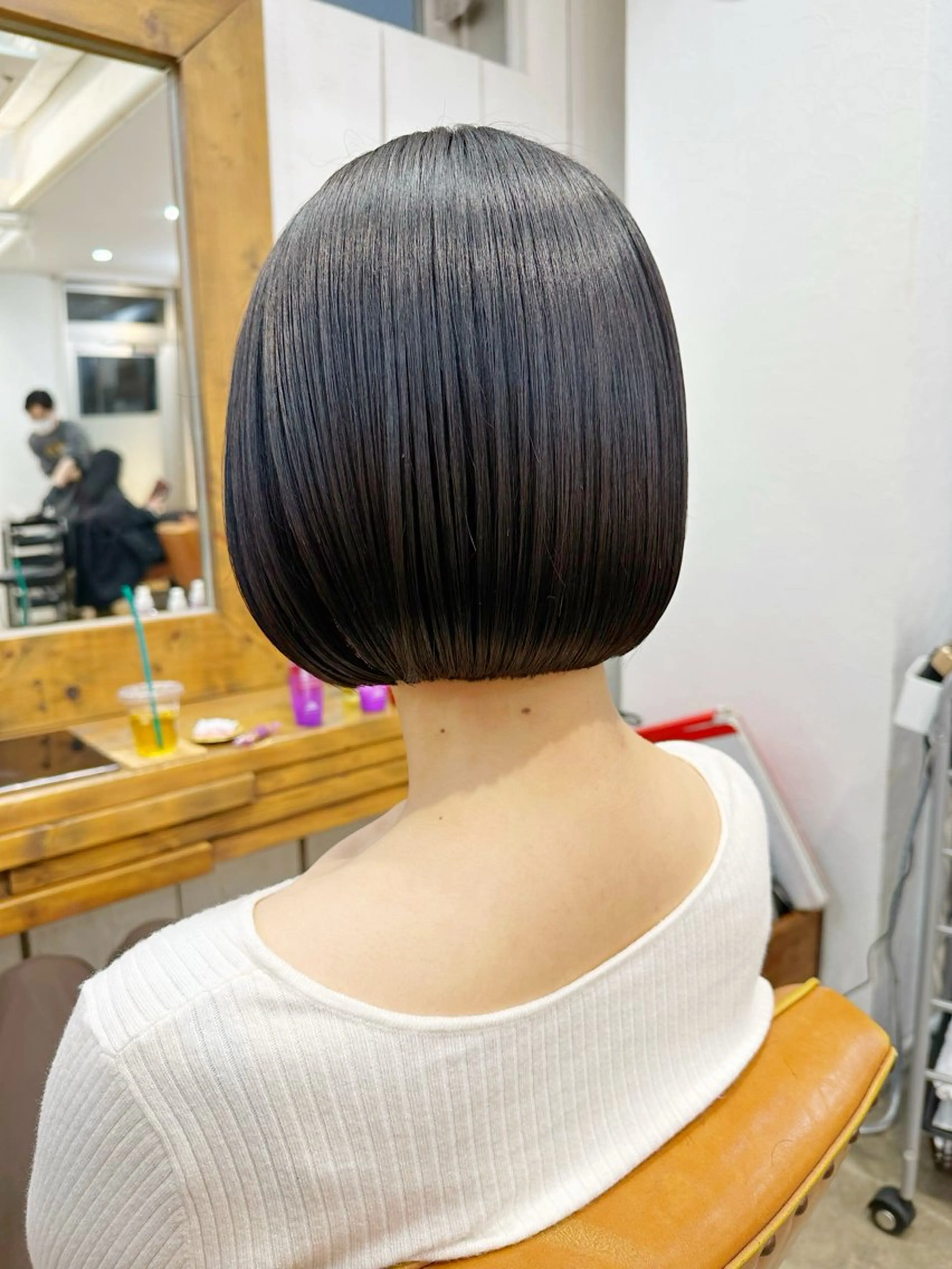 ショート くせ毛 カット ヘアカラー トリートメント 👑銀座ショート/ 絶壁補正/金子涼👑のヘアスタイル