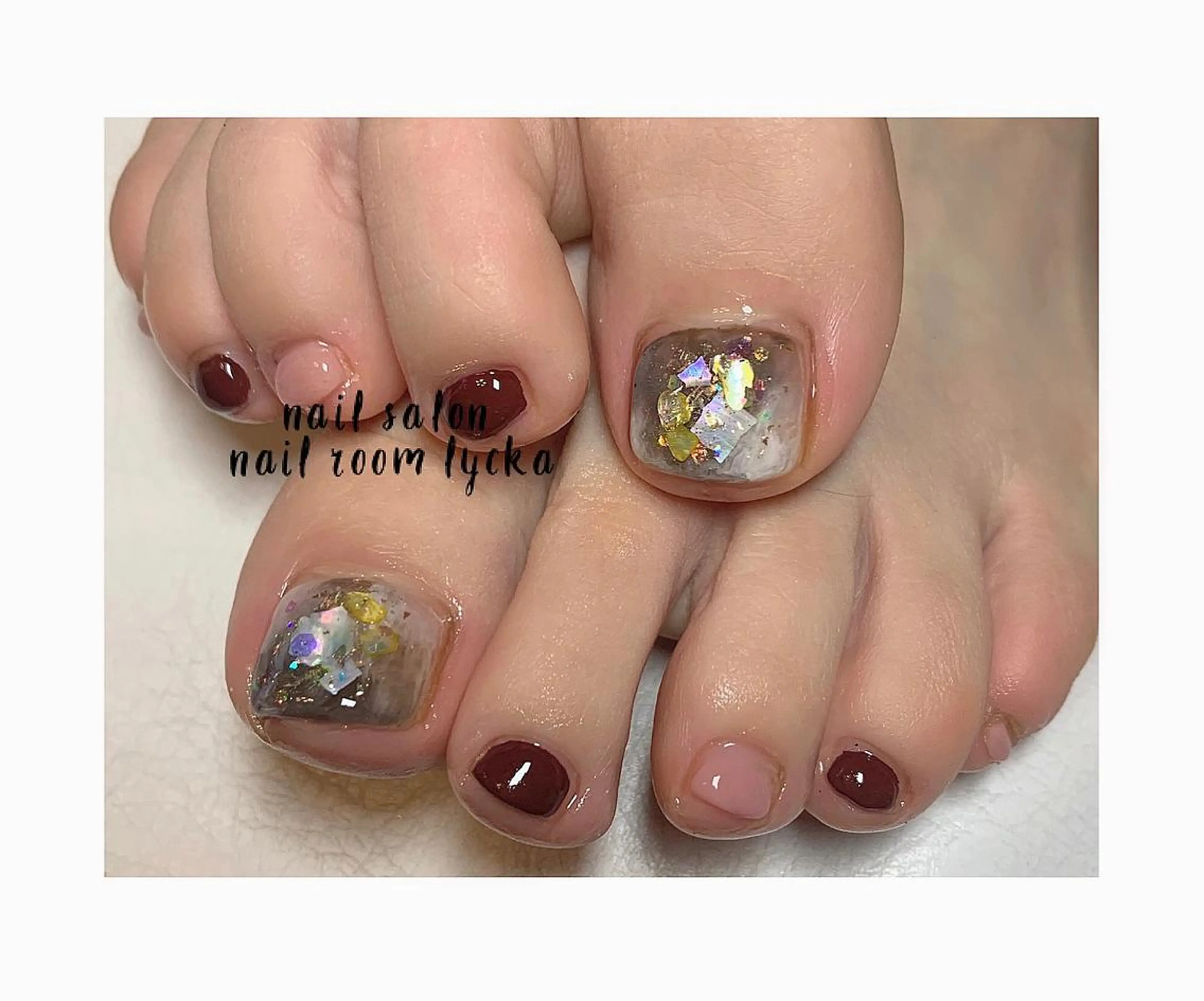 ネイル ジェルネイル パラジェル 冬ネイル ﾈｲﾙﾙｰﾑﾘｯｶ 𝐦𝐚𝐲𝐮のネイルデザイン