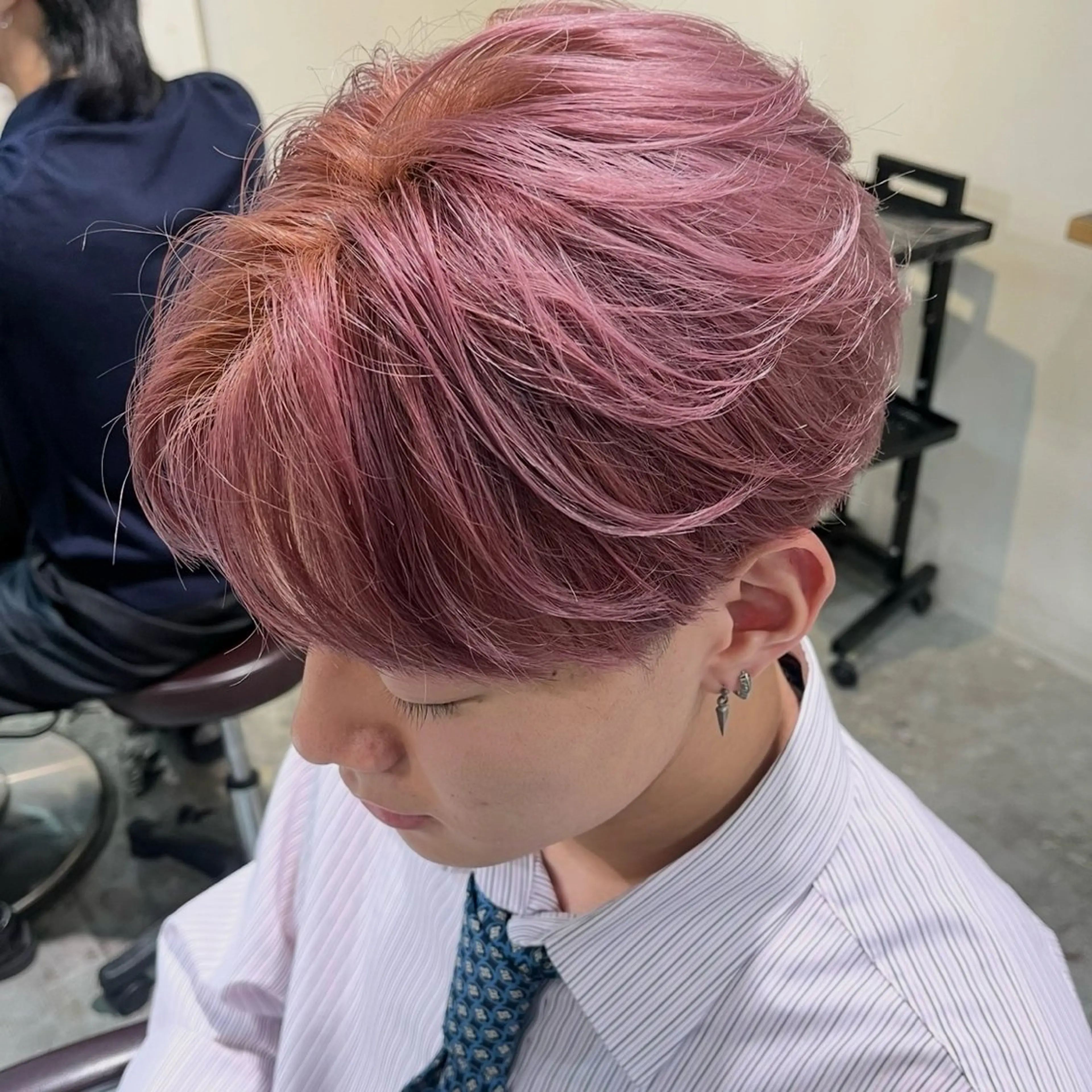 カラー メンズ カット ヘアカラー フェザーパーマ🌙 毛流れ yuzukiのヘアスタイル