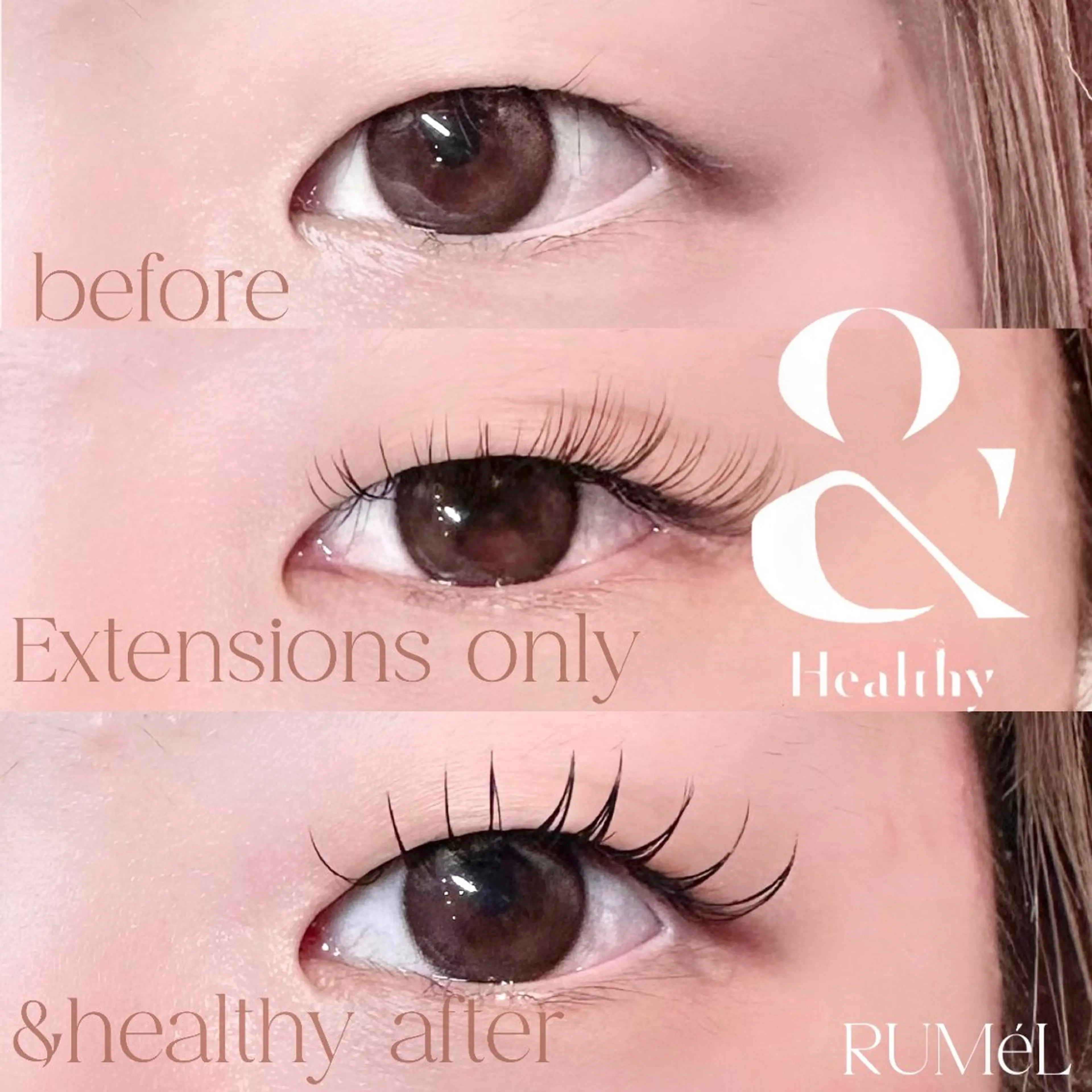 マツエク・マツパ 束感まつ毛 RUMéL 🌙YUIのマツエク・マツパデザイン