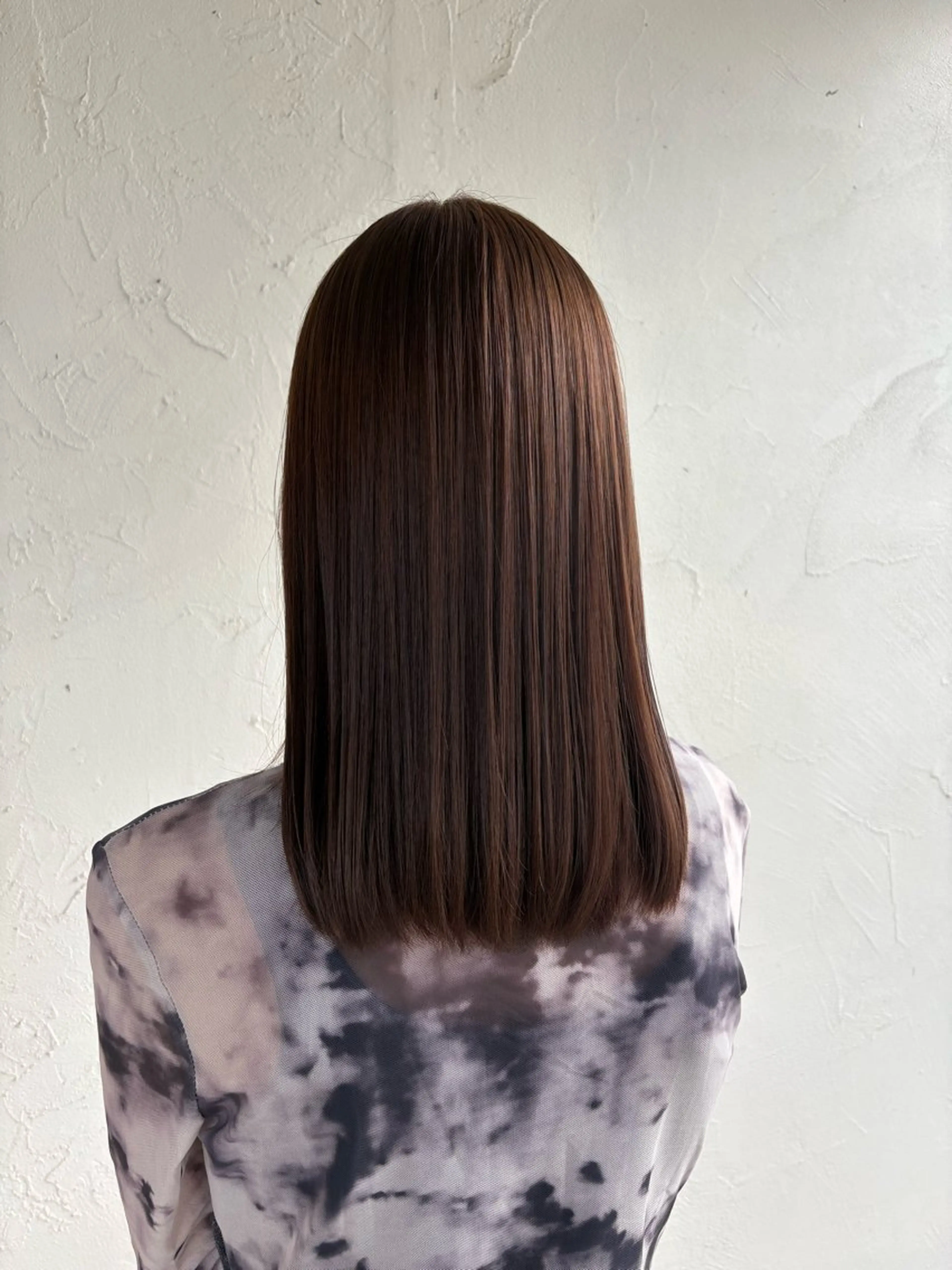 ミディアム ルプラボウ すぎやまみほのヘアスタイル