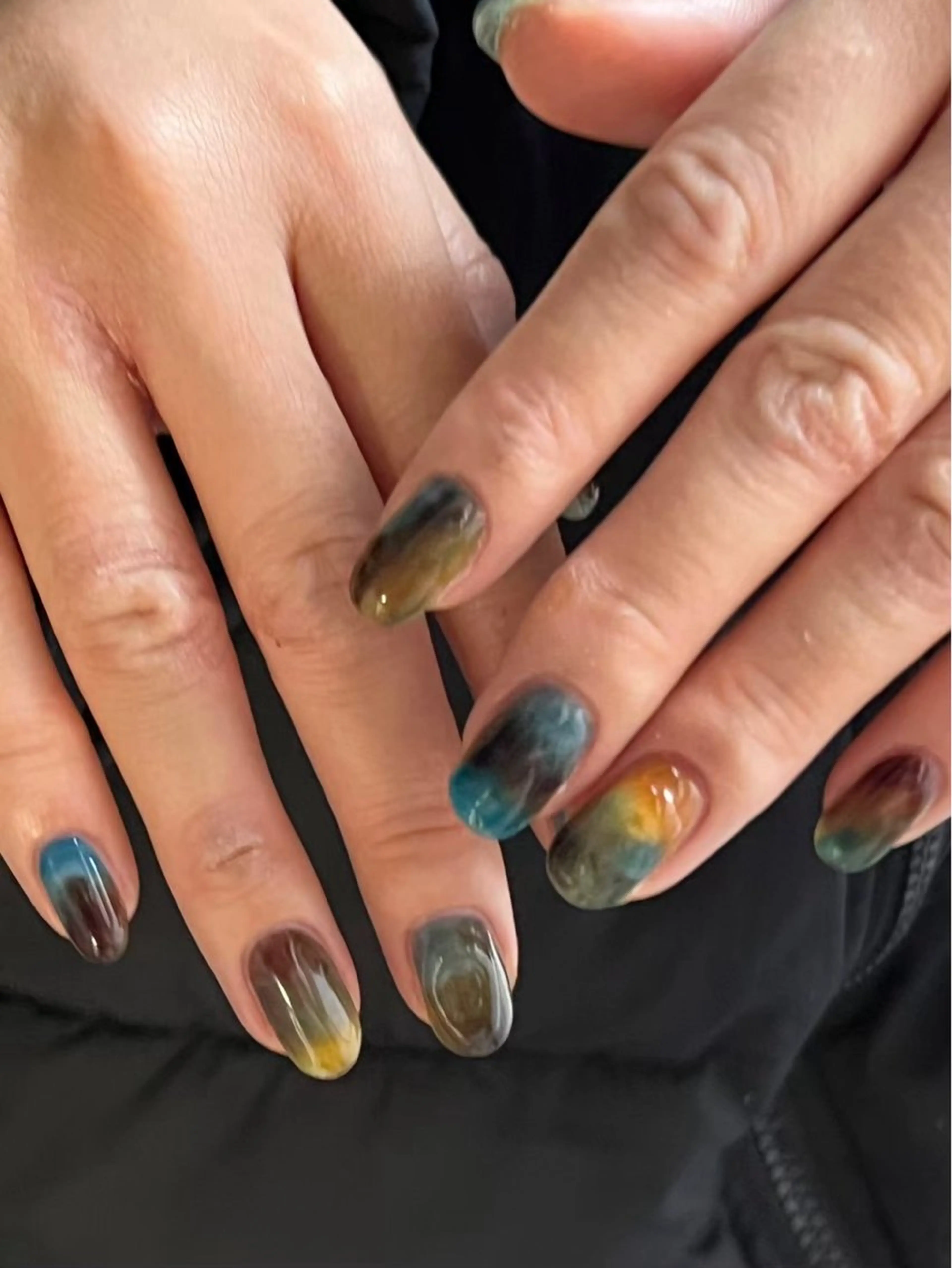 ネイル ハンドネイル フットネイル ASA nail / アート☀︎ニュアンスのネイルデザイン