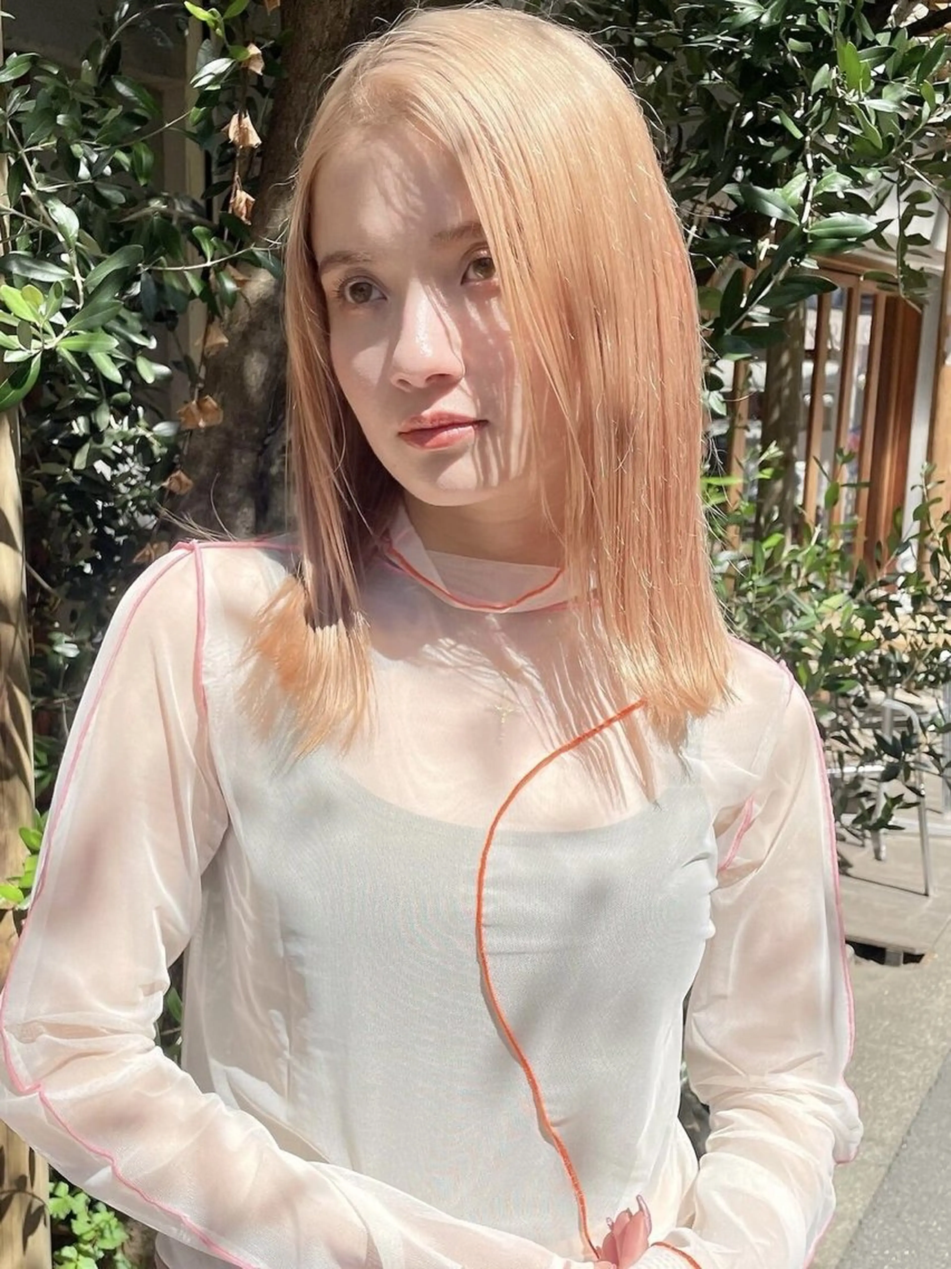 セミロング カラー 🧚🏻momo 🧚🏻【下北沢】のヘアスタイル