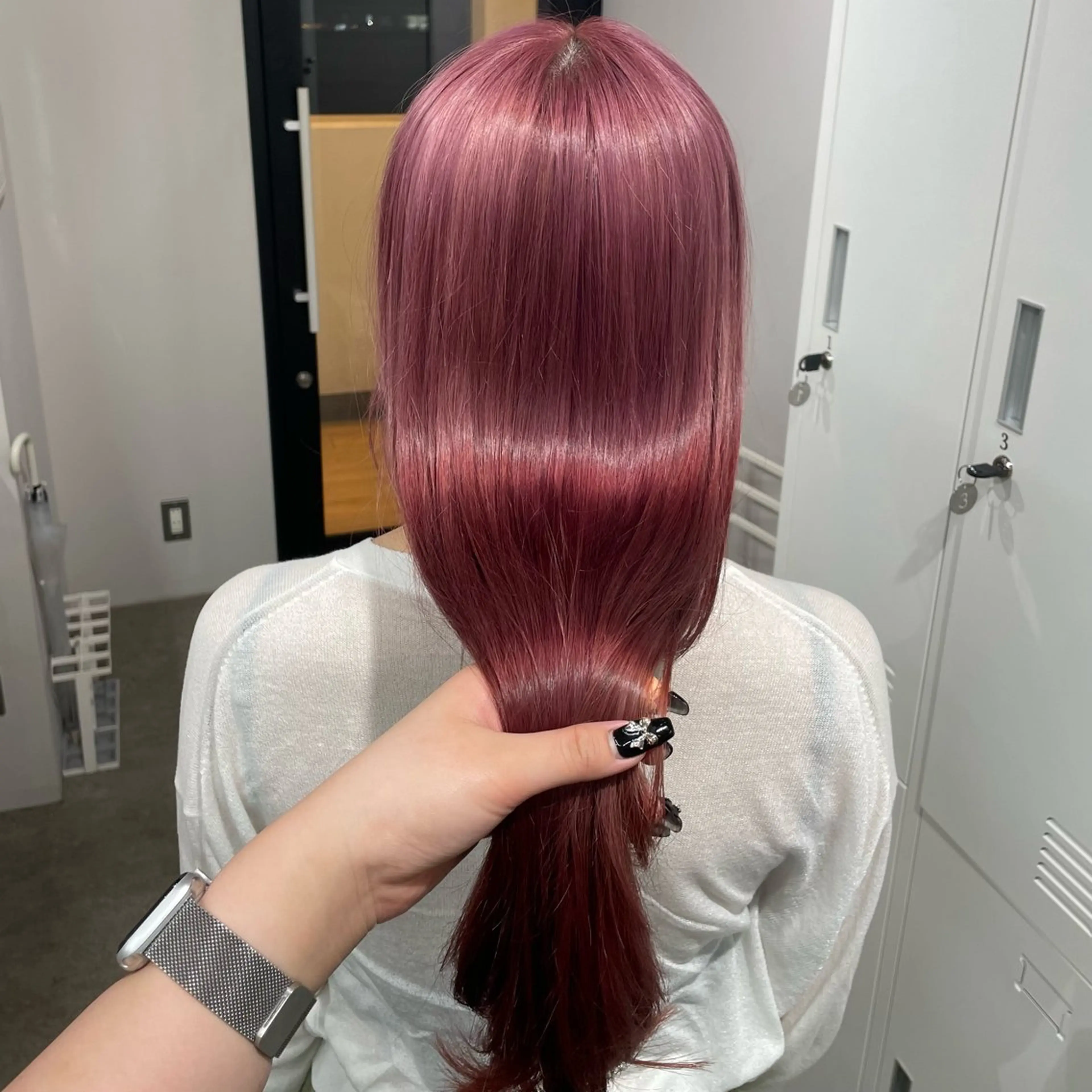 ロング カラー カット ヘアカラー トリートメント REINA ISHIDOのヘアスタイル