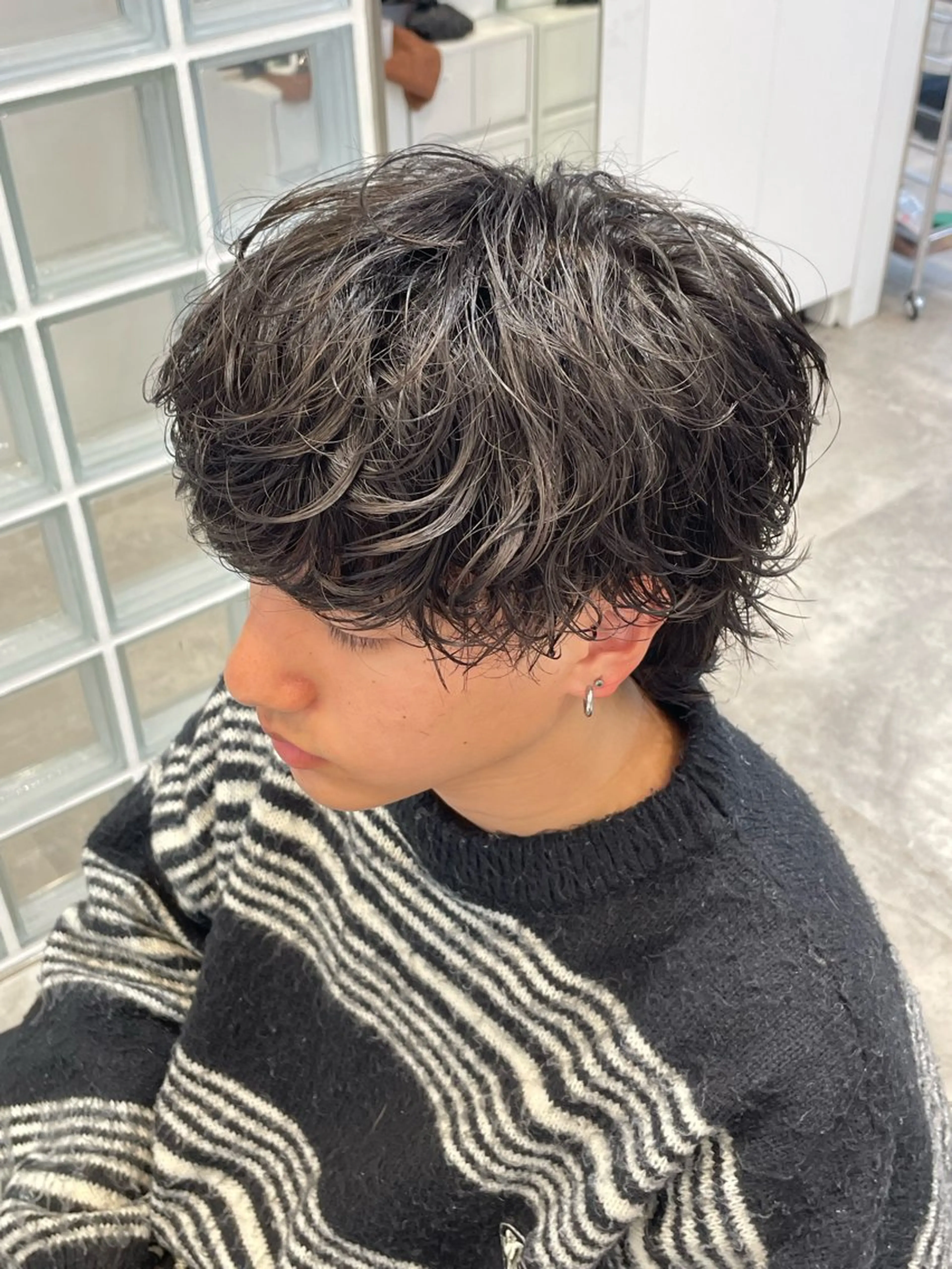 パーマ メンズ メンズパーマ カット パーマ トリートメント fifth 武正 琉生のヘアスタイル