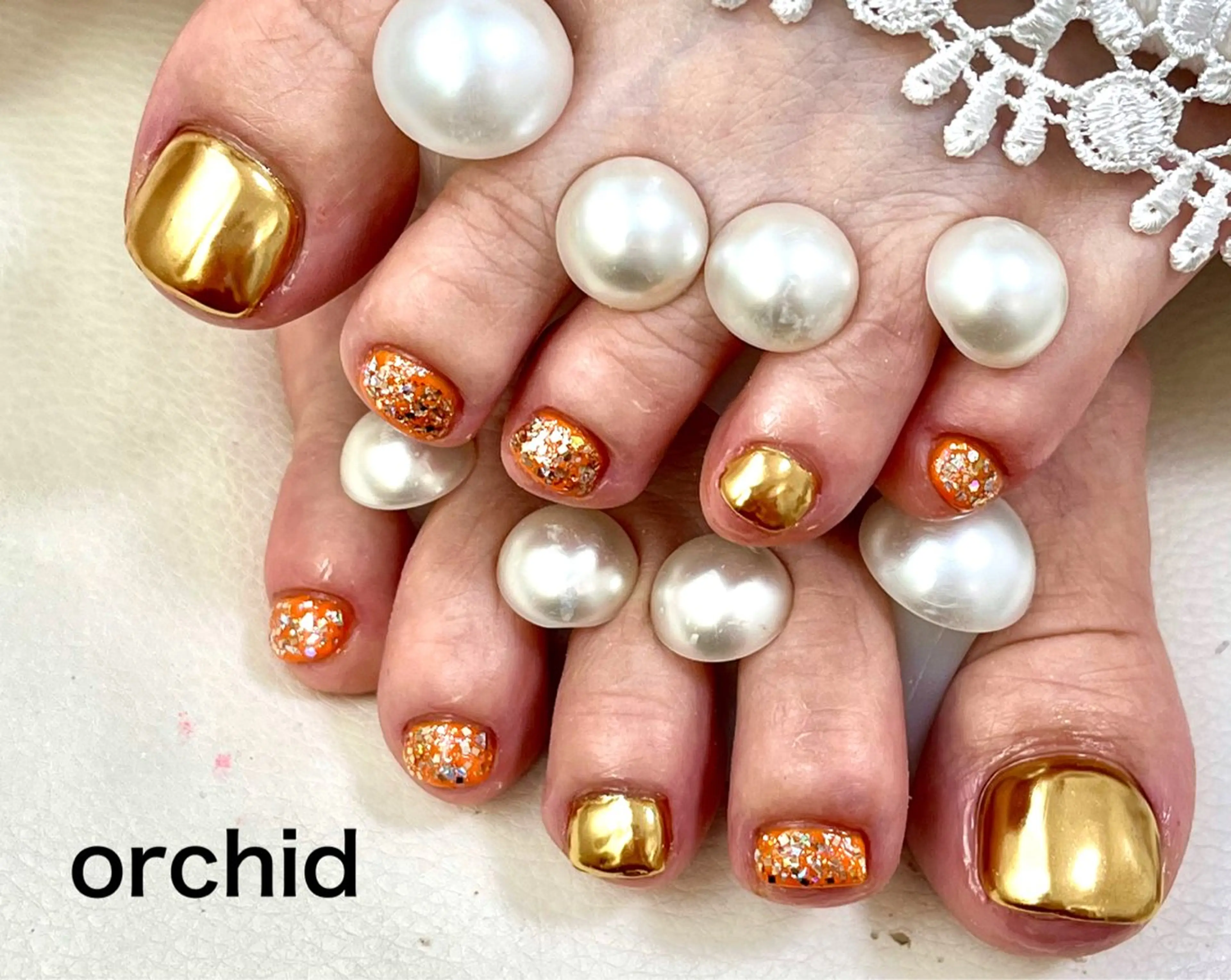 ネイル orchid ♡オーキッドのネイルデザイン