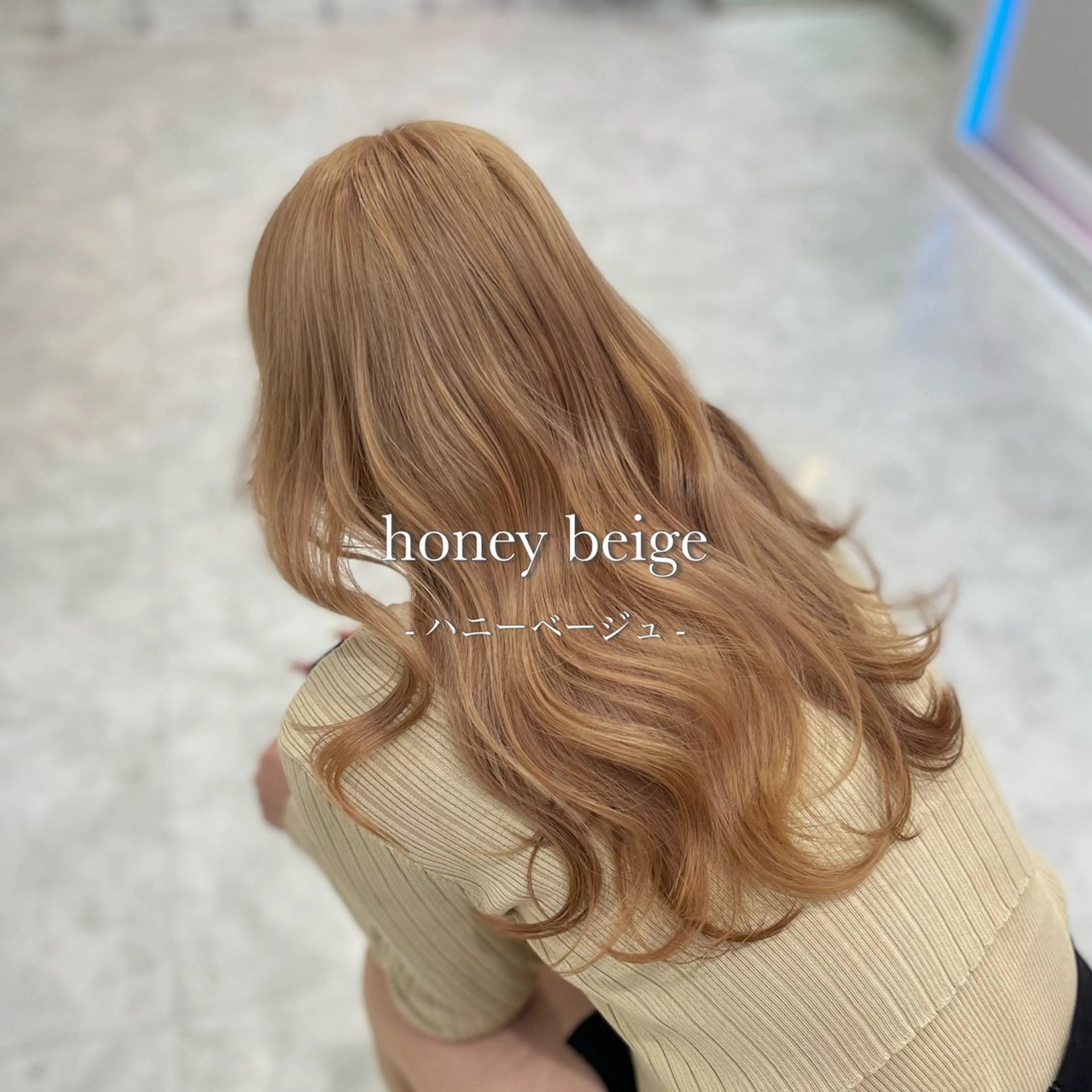 ロング カラー ベージュカラー ブリーチ ブロンド グレージュ ハイトーンカラー 色落ち綺麗🩰ハイ トーン🎀RINKAのヘアスタイル