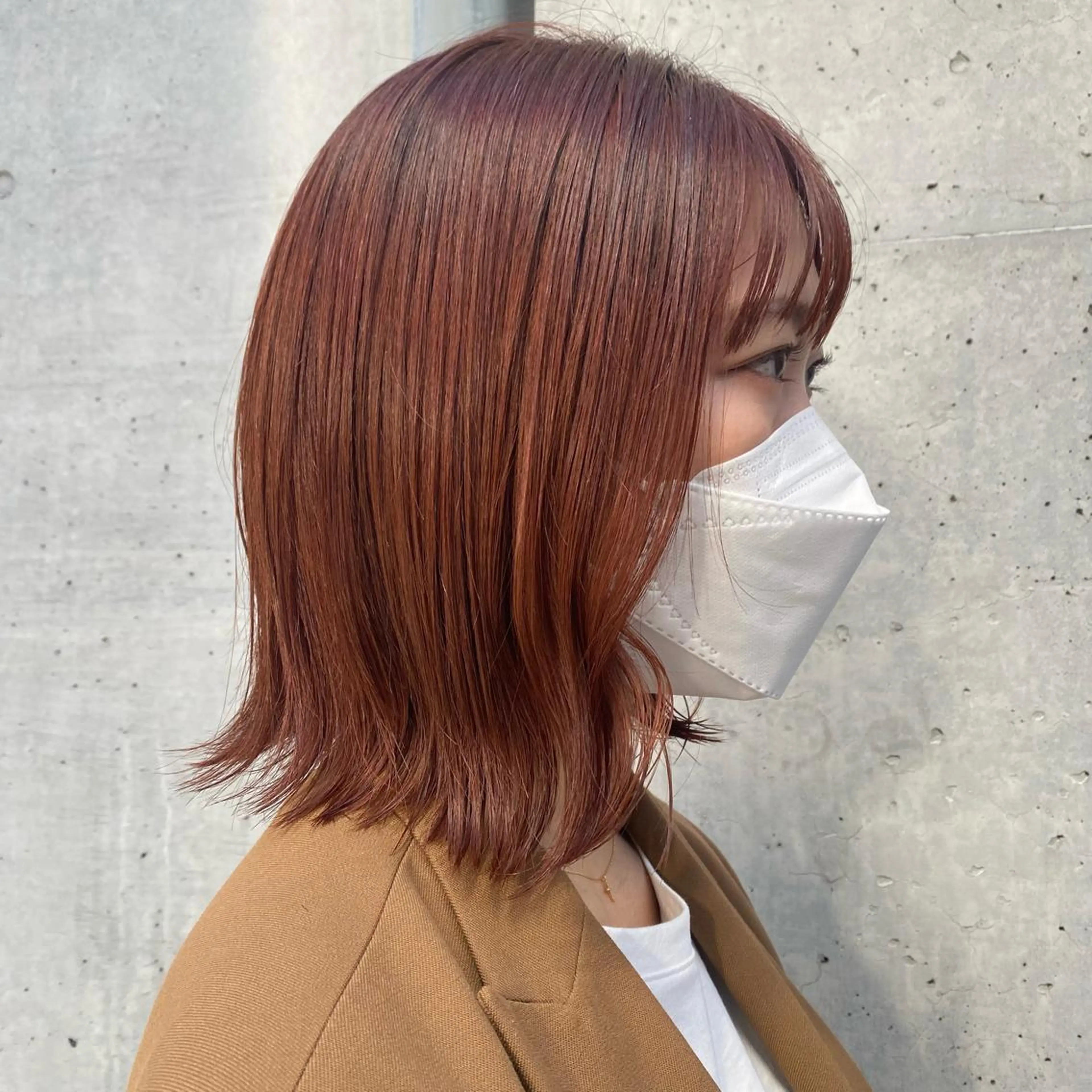 ミディアム カラー 🪭risa 暖色/レイヤー🪭のヘアスタイル