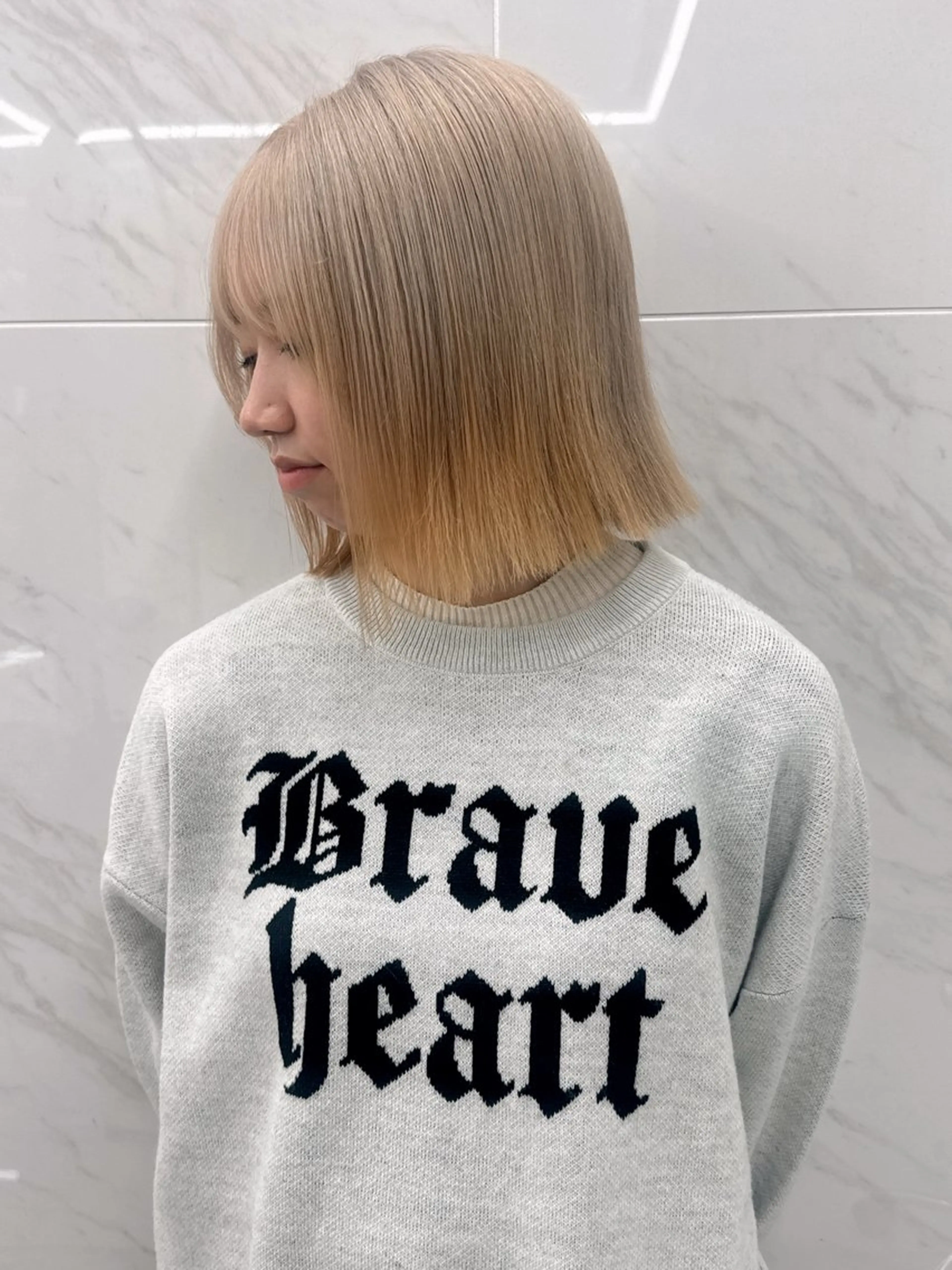 ミディアム カラー ヘアカラー ヘアセット kiti Sakae所属・栄美容師/kiti /ボブ/ケントのヘアスタイル