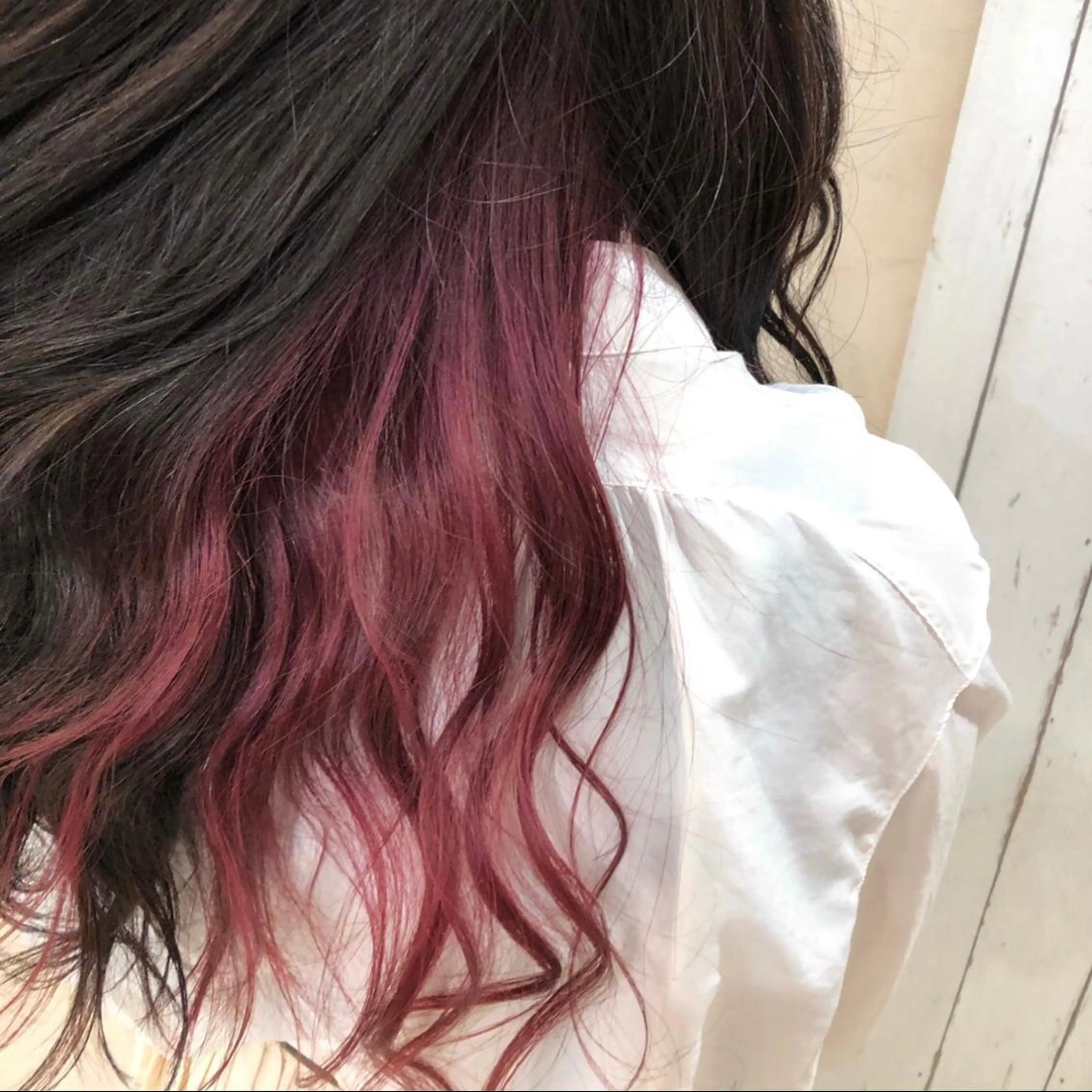 ロング カラー モテ髪×トレンド💕 小顔レイヤー 金井のヘアスタイル