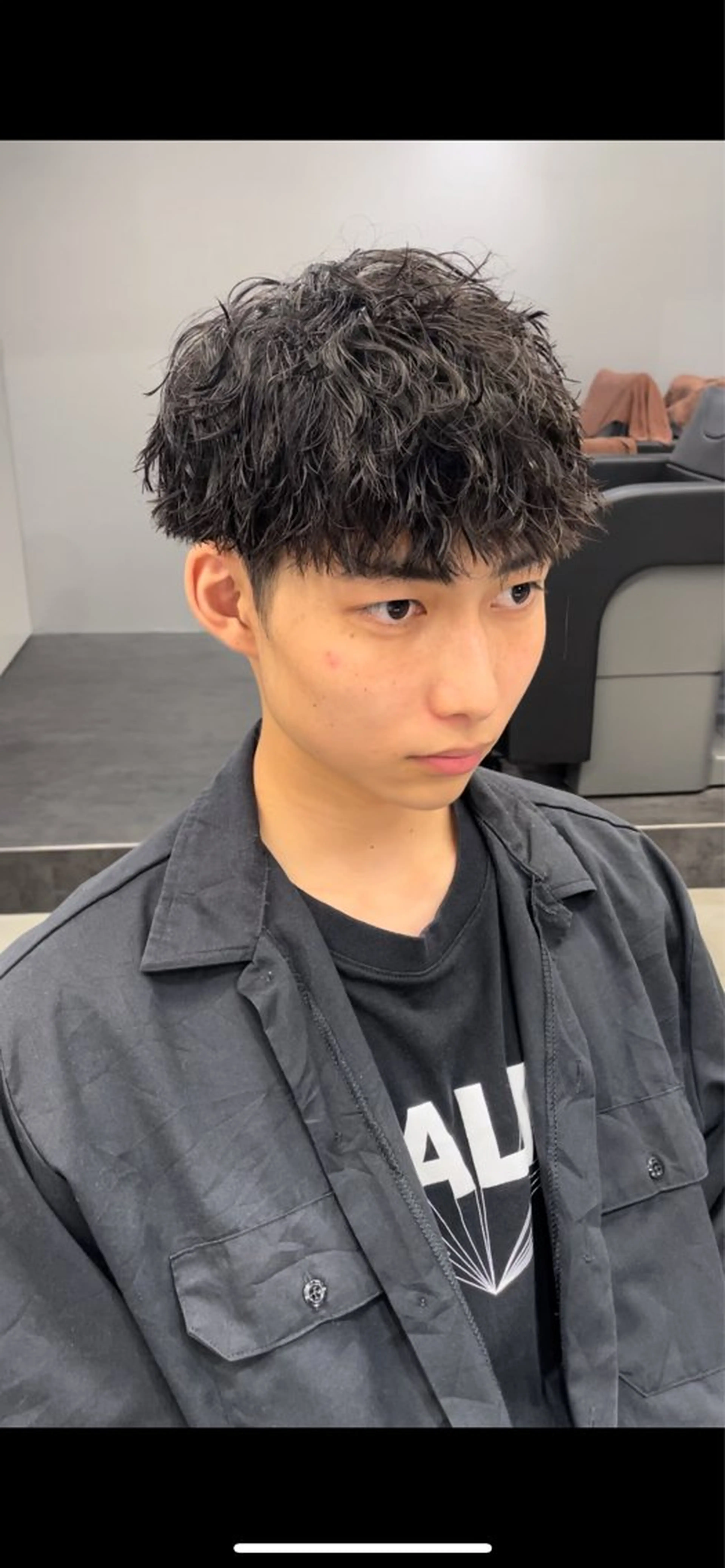 パーマ メンズ メンズパーマ ツイストスパイラルパーマ 波巻きパーマ ニュアンスパーマ スパイラルパーマ fifth リュウセイのヘアスタイル