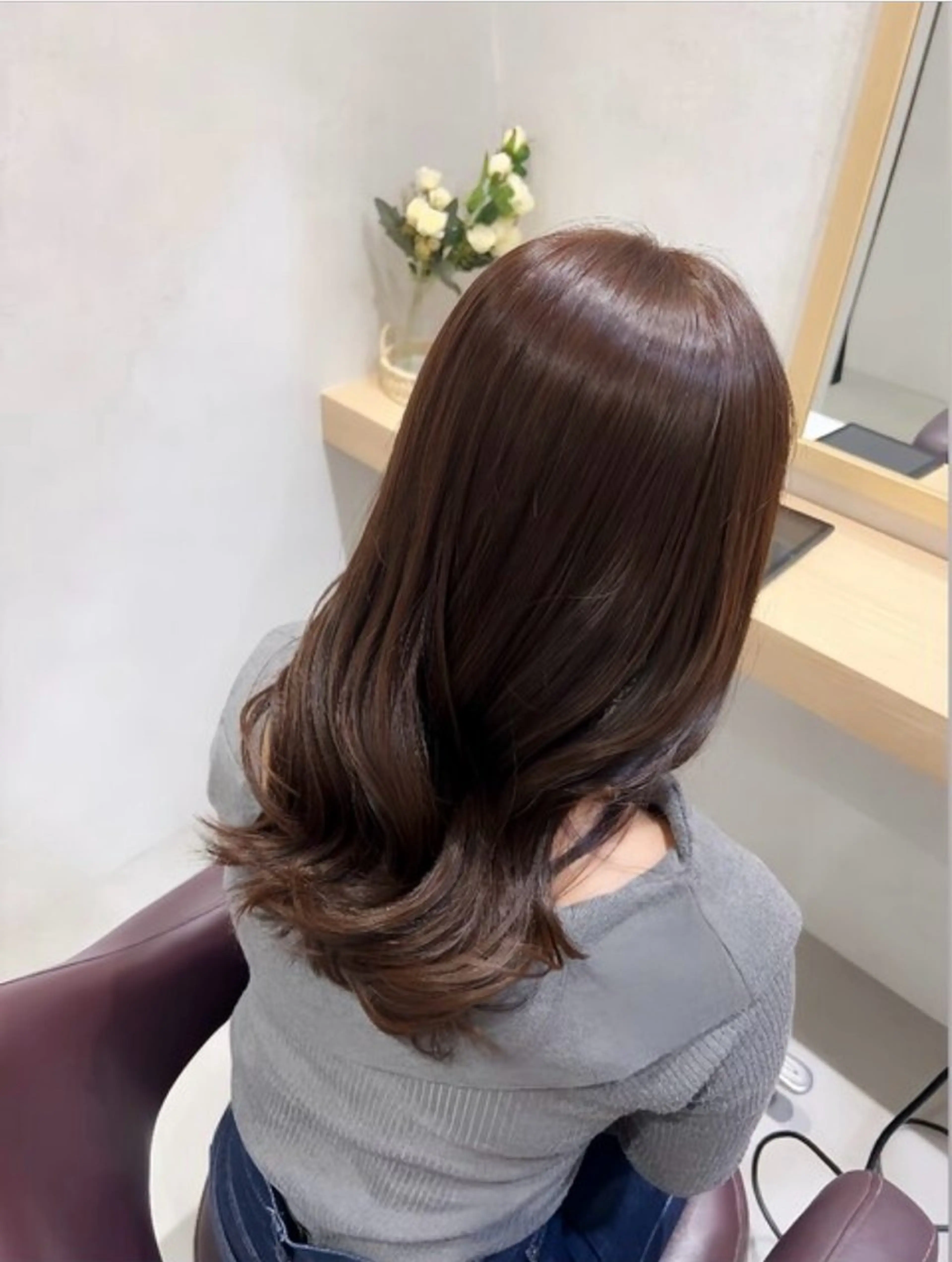 ロング カラー カット ヘアカラー トリートメント Marin🐩 /髪質改善 カラーのヘアスタイル