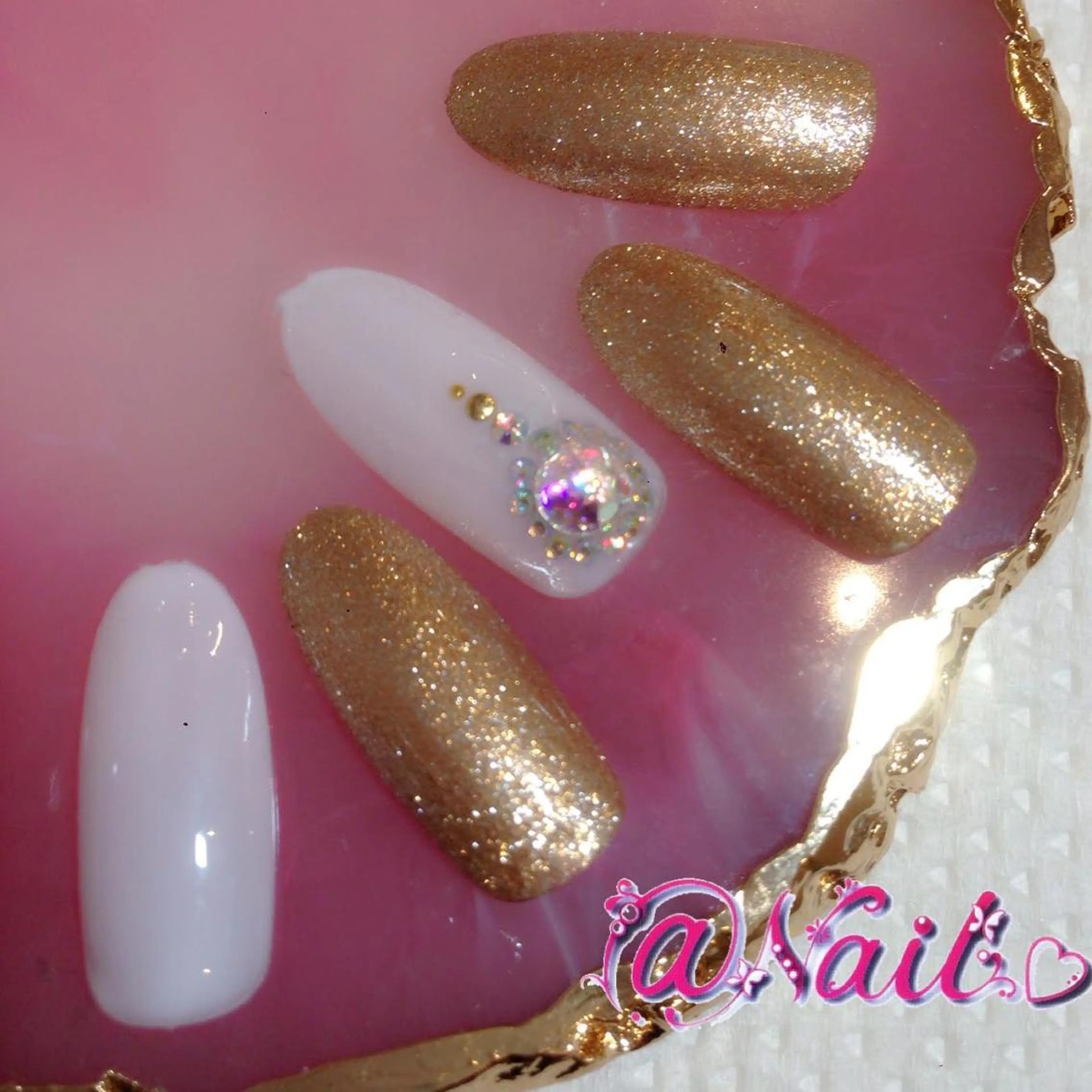 ネイル ネイルチップ 小尾 栞のネイルデザイン