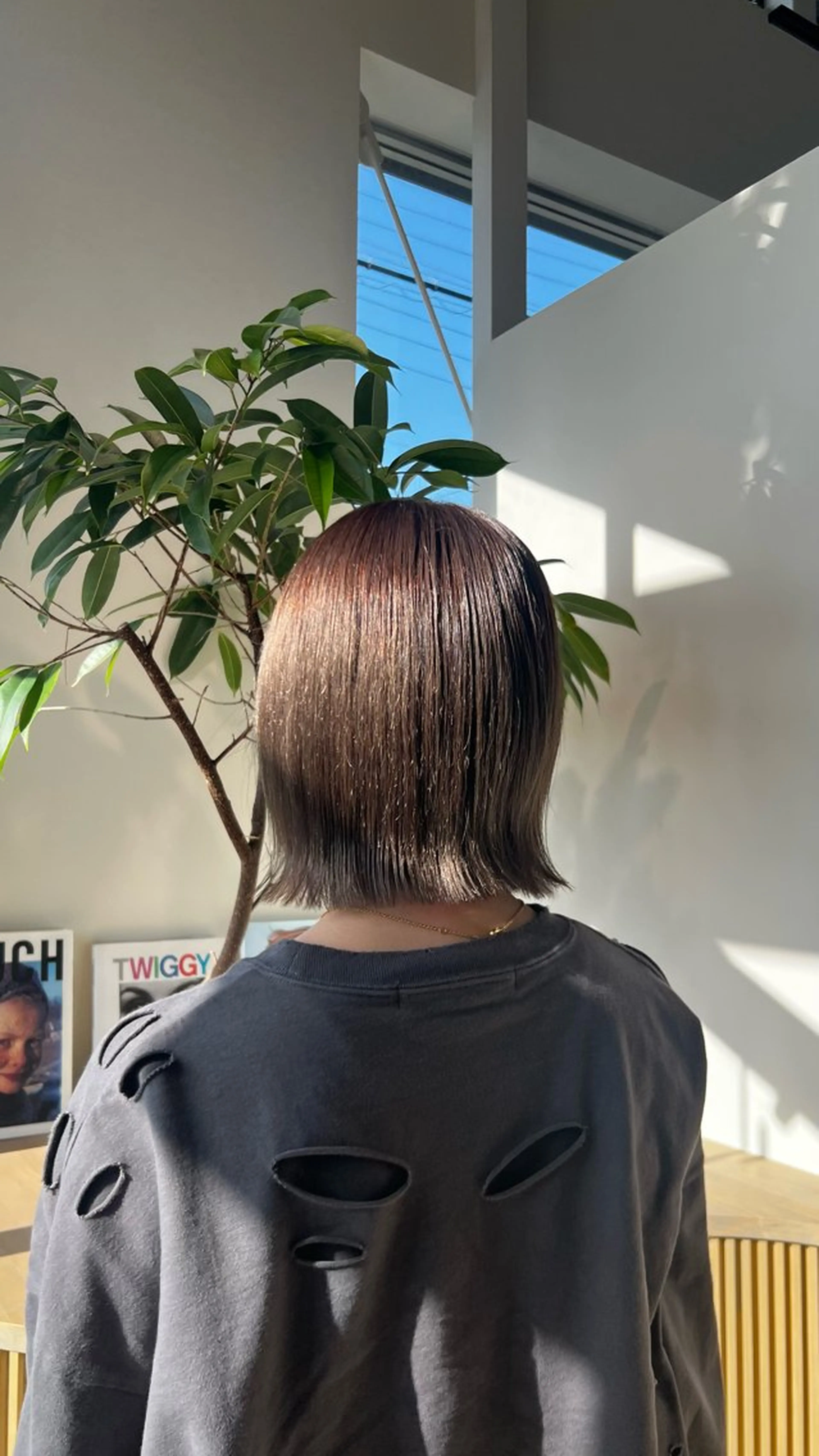 カラー 安藤 暁のヘアスタイル