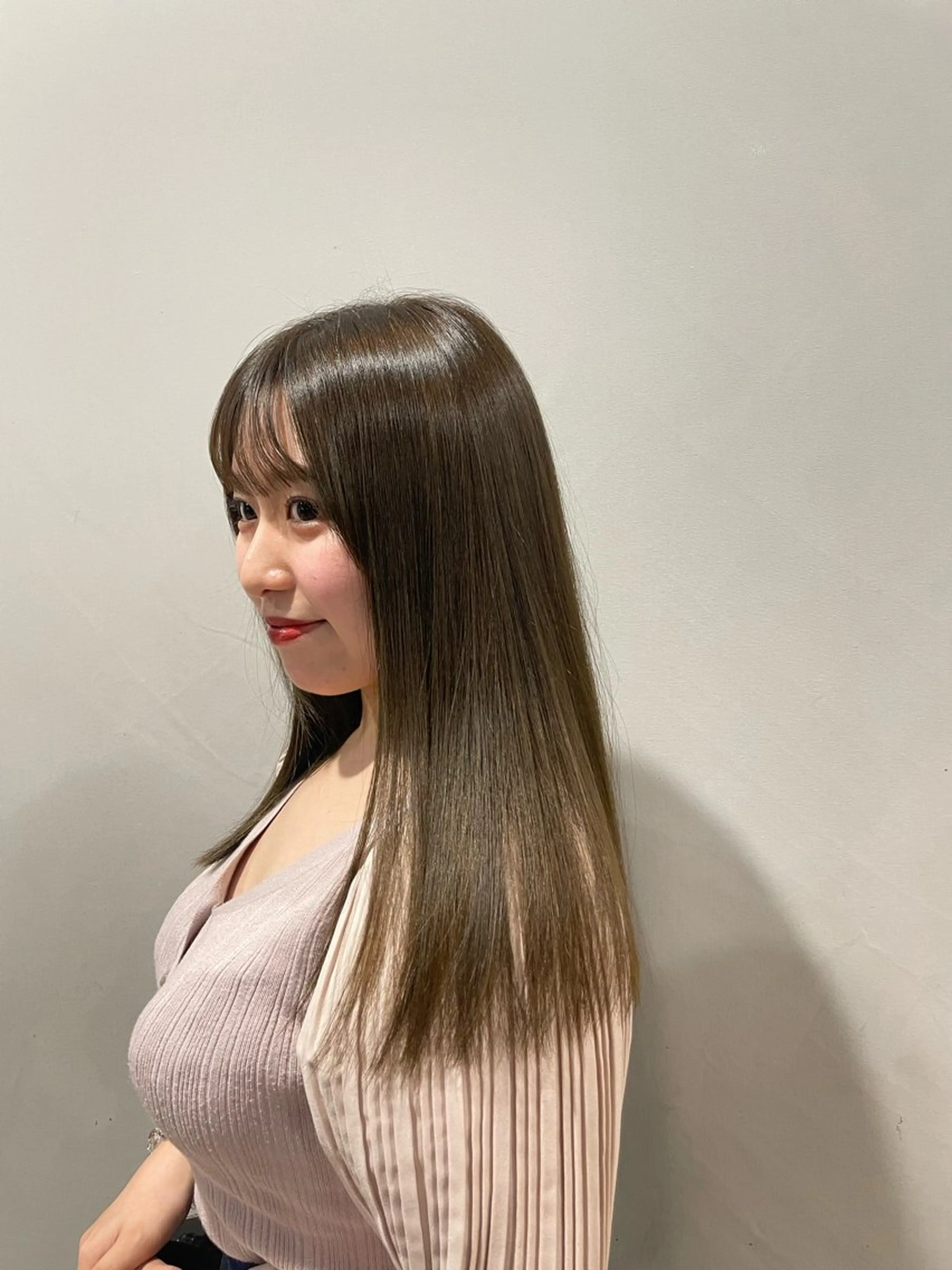 セミロング カラー ヘアアレンジ カット ヘアカラー トリートメント 🌿透明感/レイヤー 🌿TATSUKIのヘアスタイル