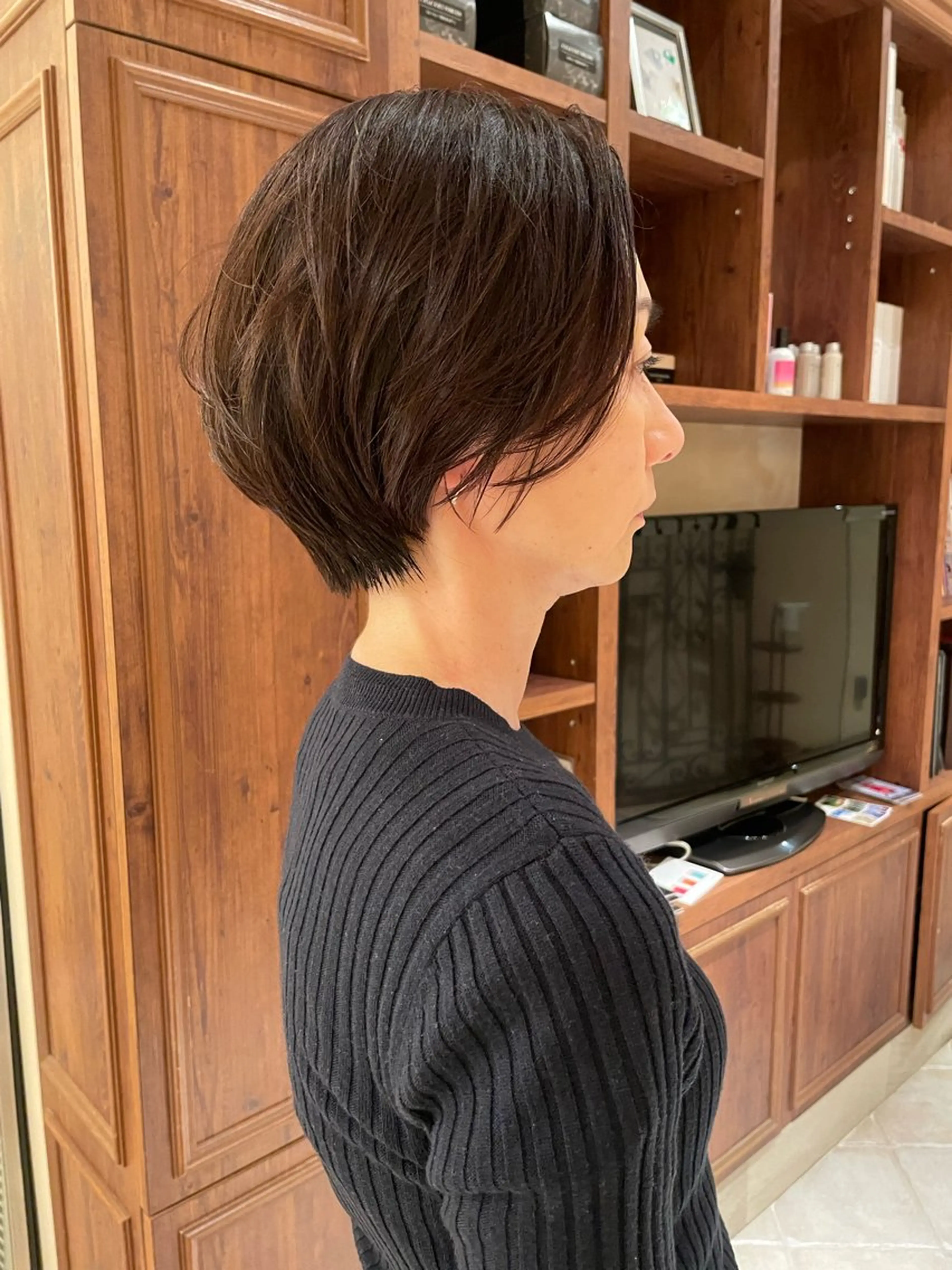 ショート ボブ ホノカのヘアスタイル