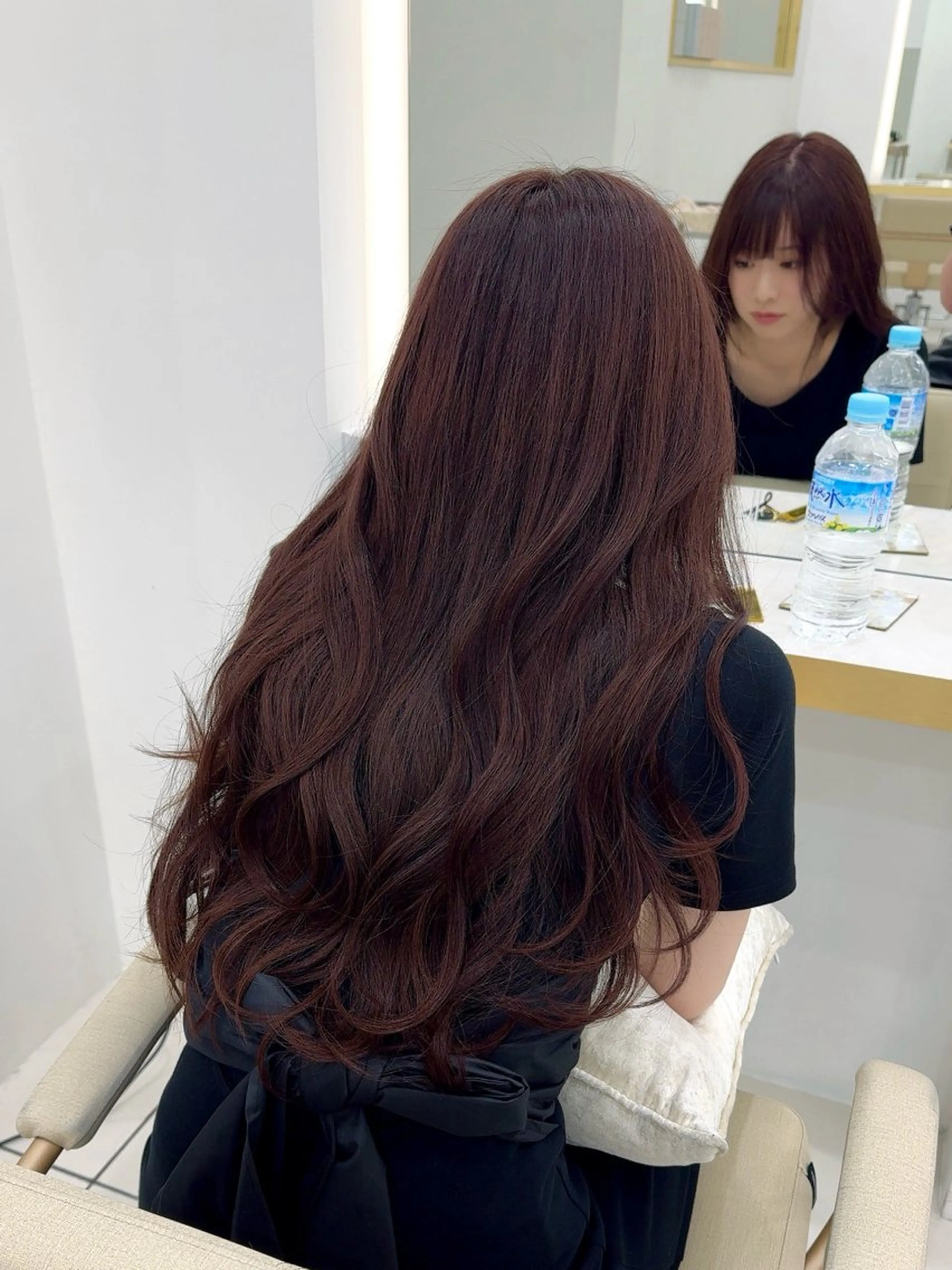 ロング カラー 天野 ひとみのヘアスタイル