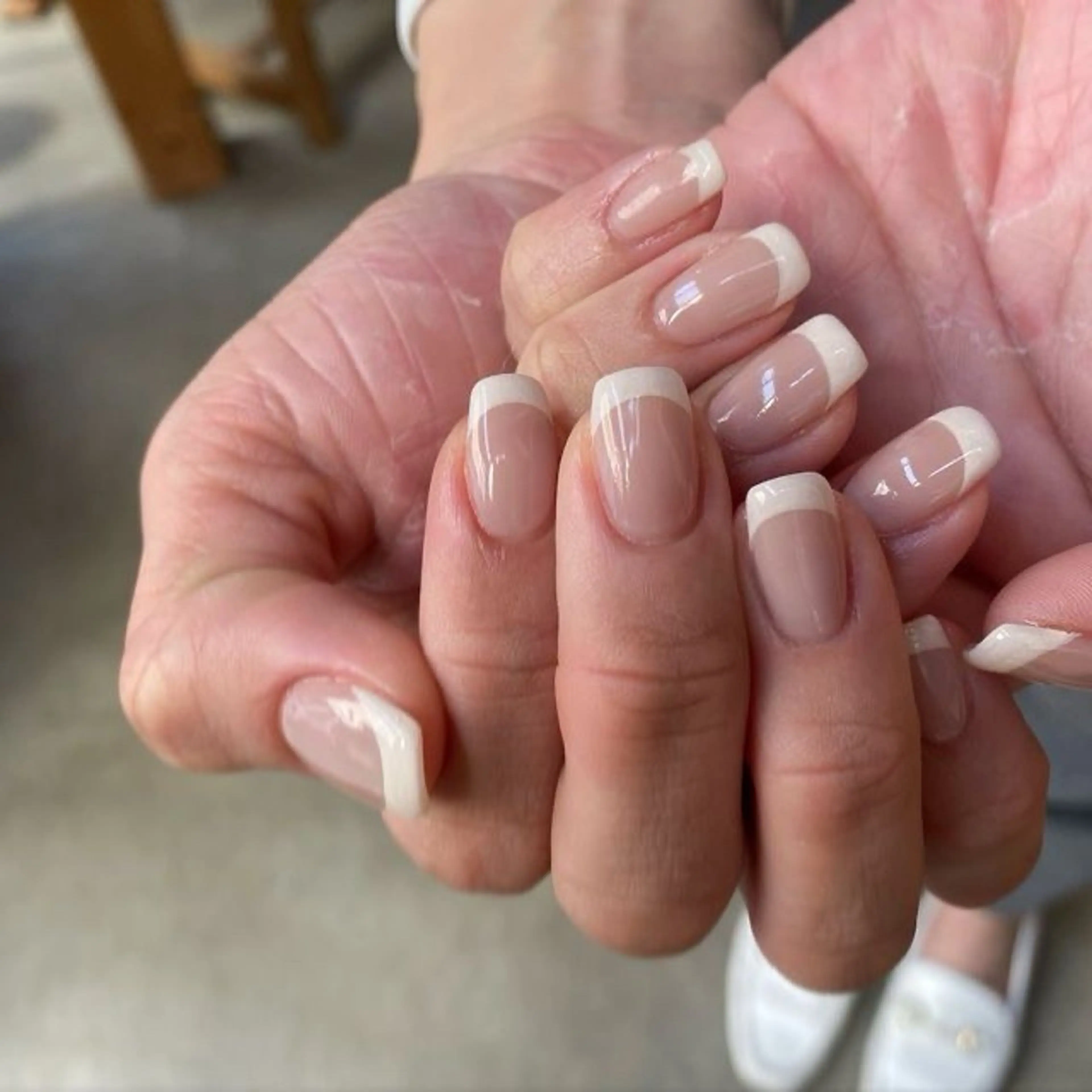 ご新規さま限定💎【HAND/mai】 フレンチネイル / French nail ¥6,900→¥6,600の写真