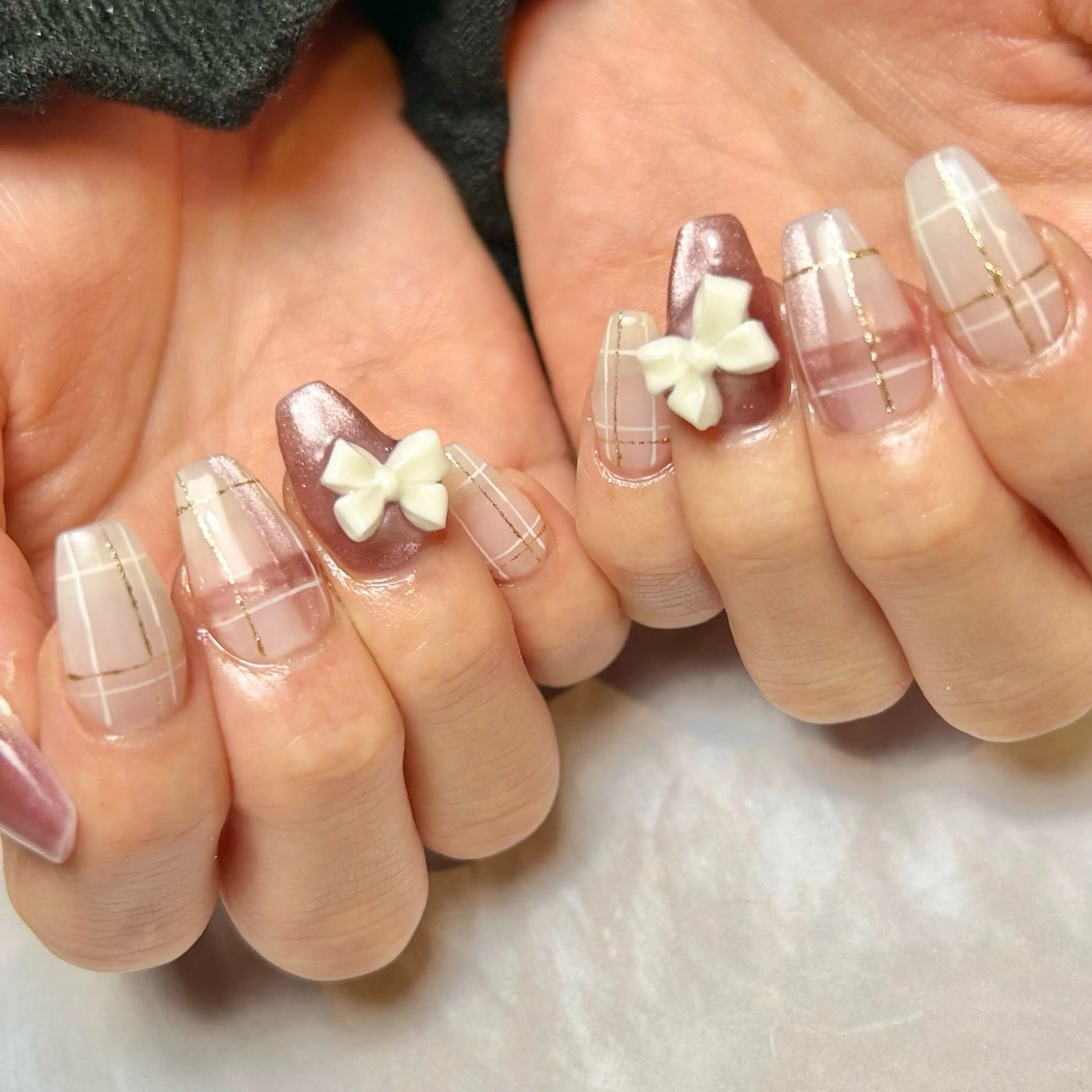 ネイル ピンク ハンドネイル Reflection marikoのネイルデザイン