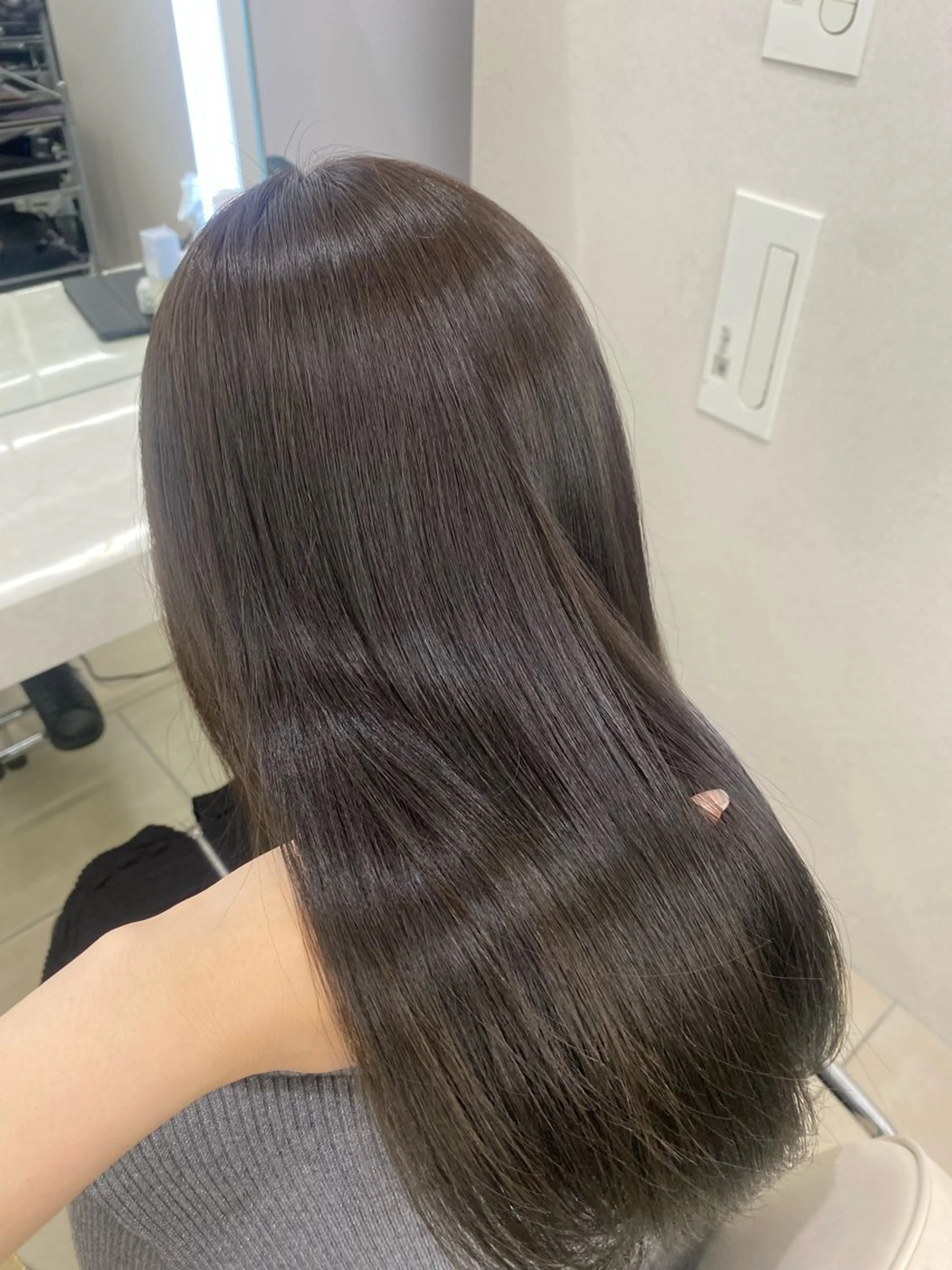 ミディアム カラー 透明感カラー🫧銀座 sana໒꒱· ﾟのヘアスタイル