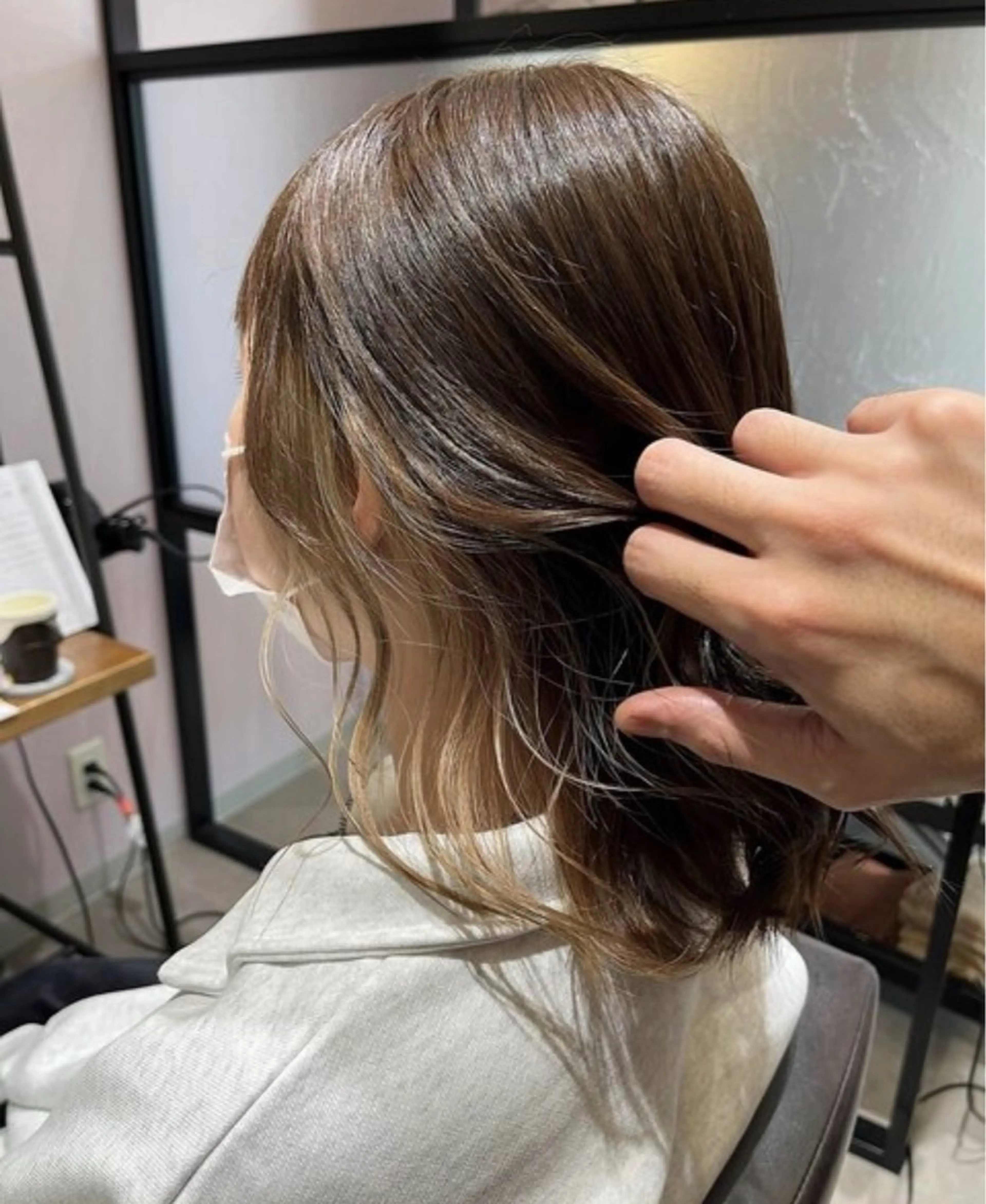 カラー ヘアカラー 梶 瑞希のヘアスタイル