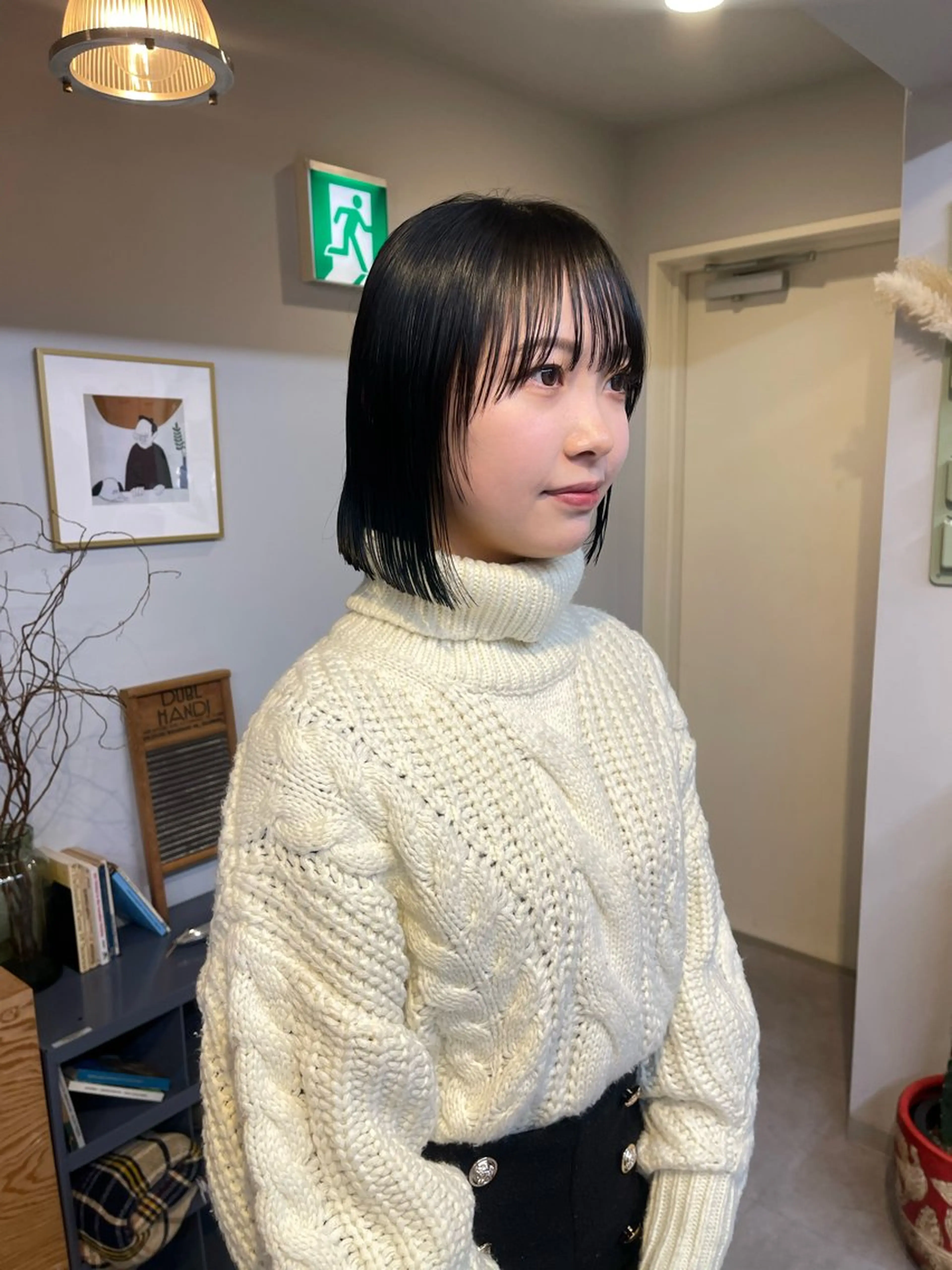 ショート カラー ボブ 外ハネヘア カット ヘアカラー トリートメント 丁寧なカウンセリング 🌿KENTA🌿のヘアスタイル