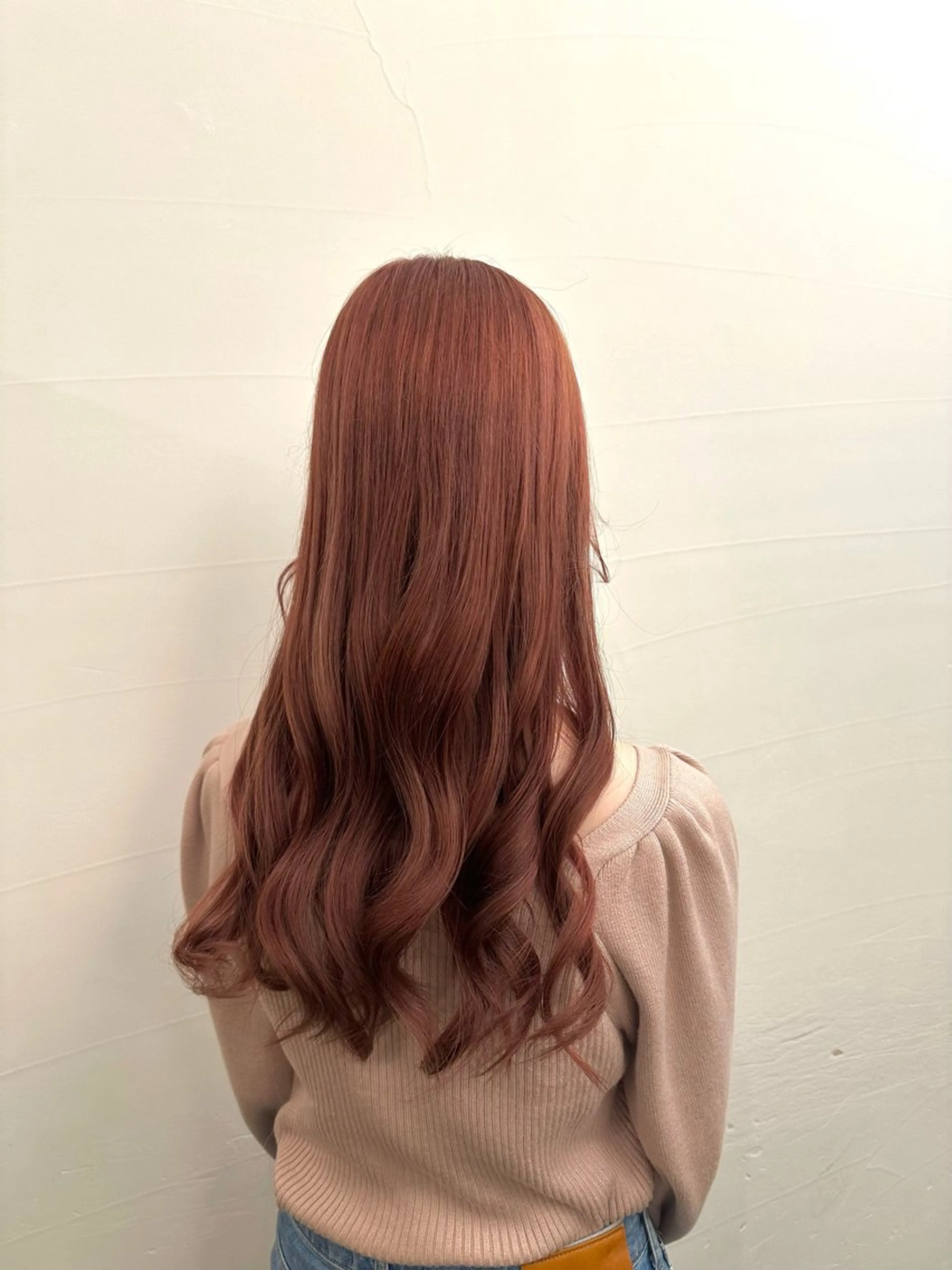 ロング カラー ベージュカラー ピンクカラー ヘアカラー ✨ブリーチカラー /菜月‪‪✨のヘアスタイル