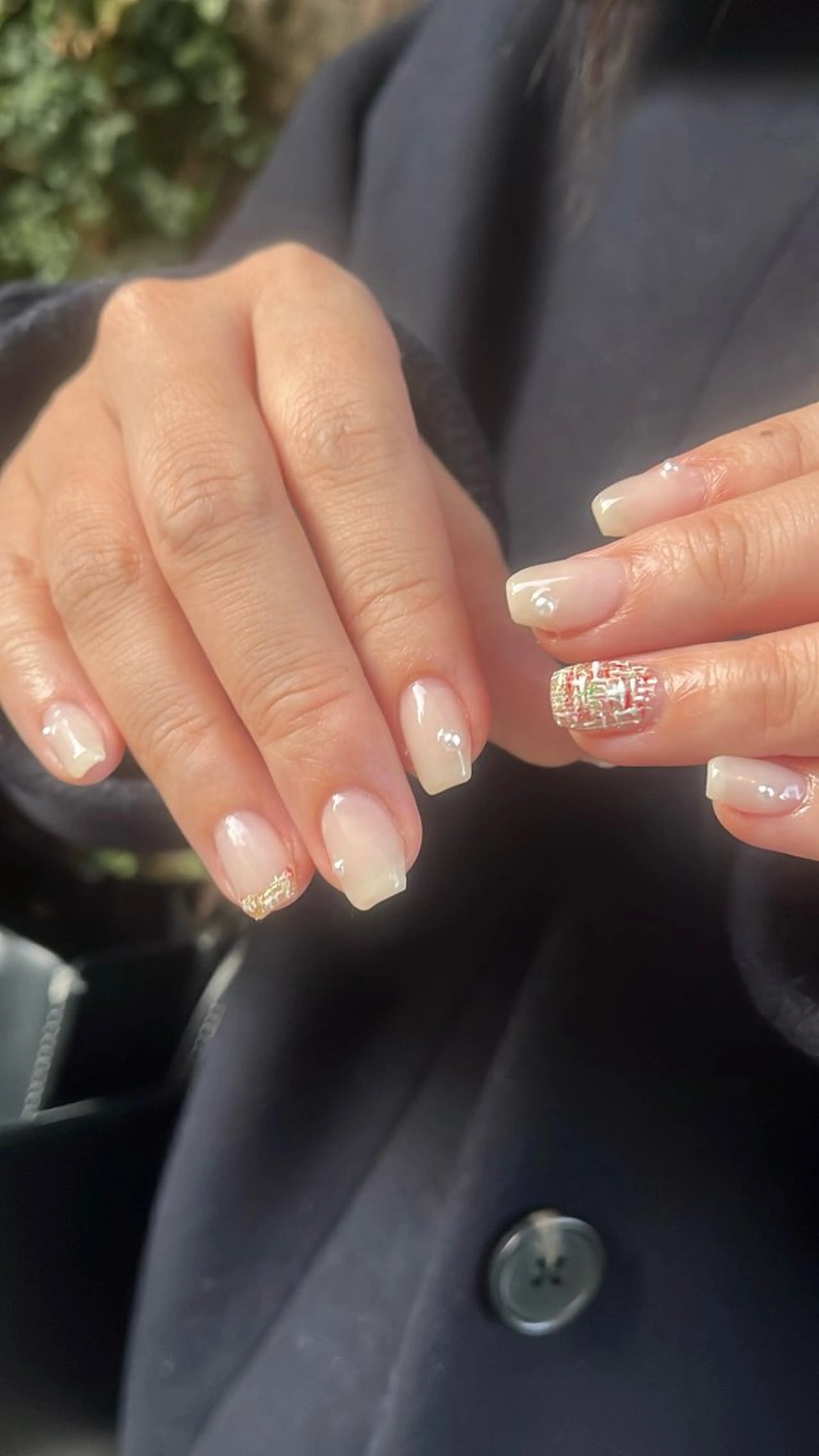 ネイル ニュアンスネイル シンプルネイル ハンドネイル SAKU nail 作島茜のネイルデザイン