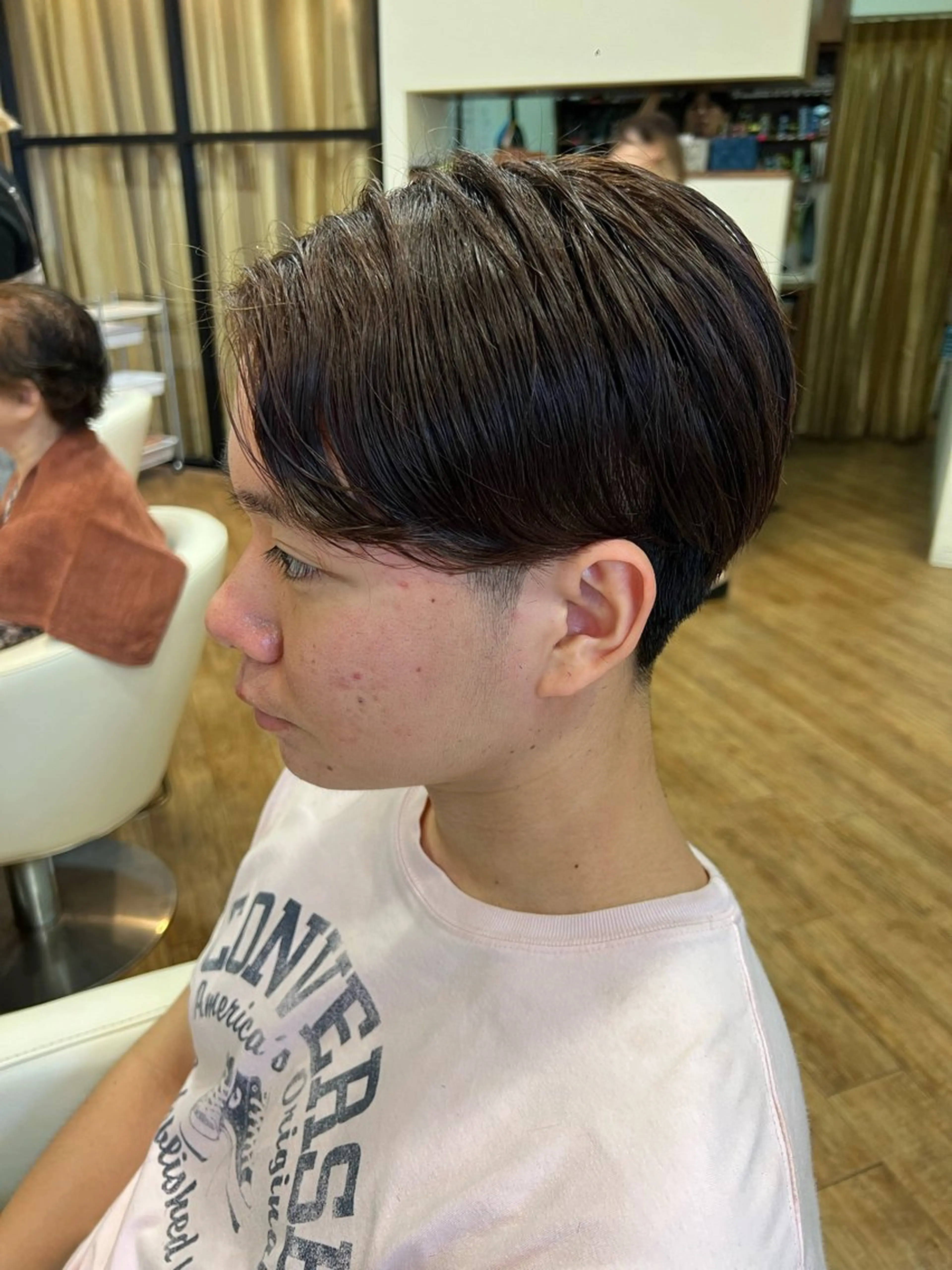 ショート パーマ メンズ メンズパーマ カット 一戸 大和のヘアスタイル