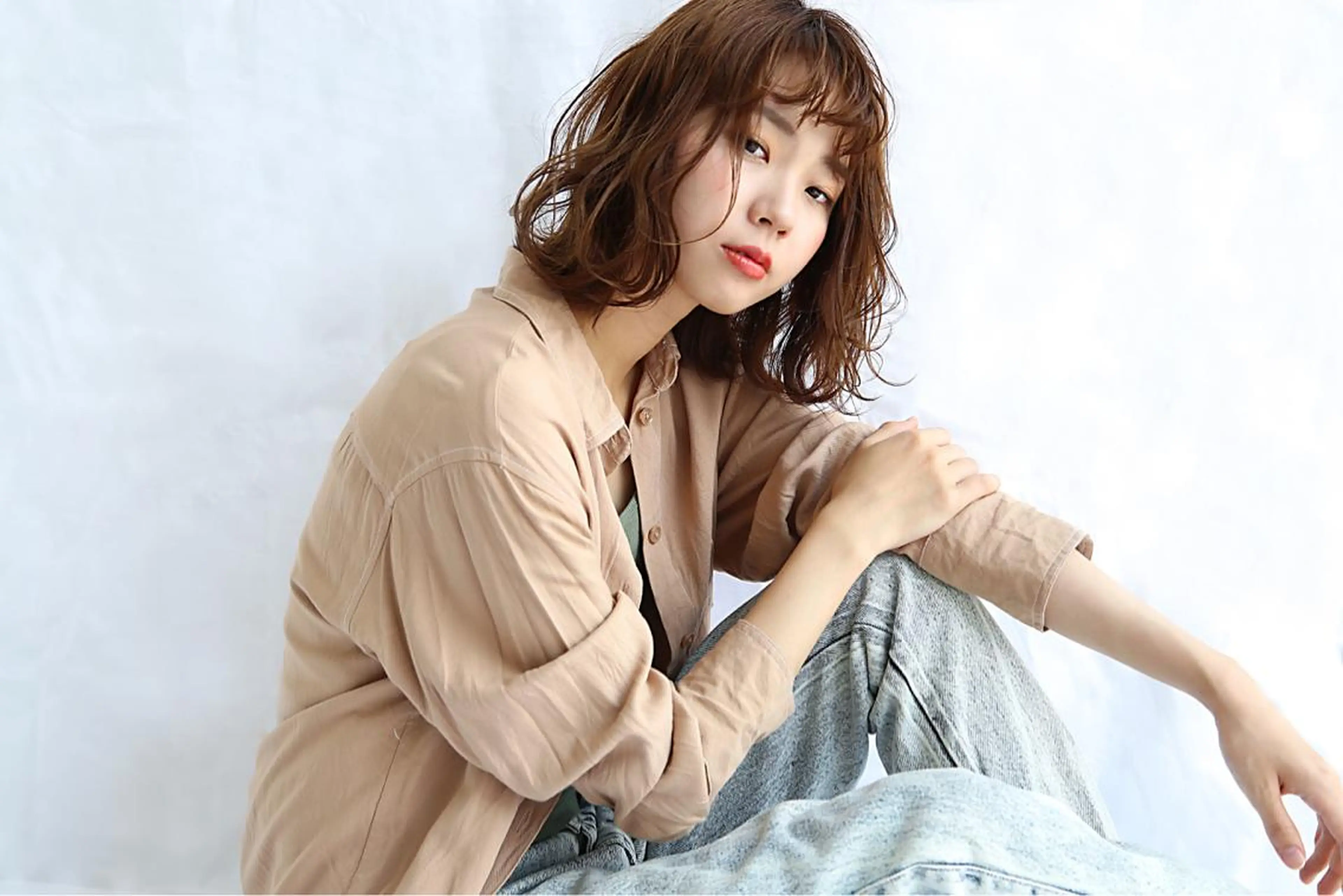 ミディアム YOKOI SHINJIのヘアスタイル