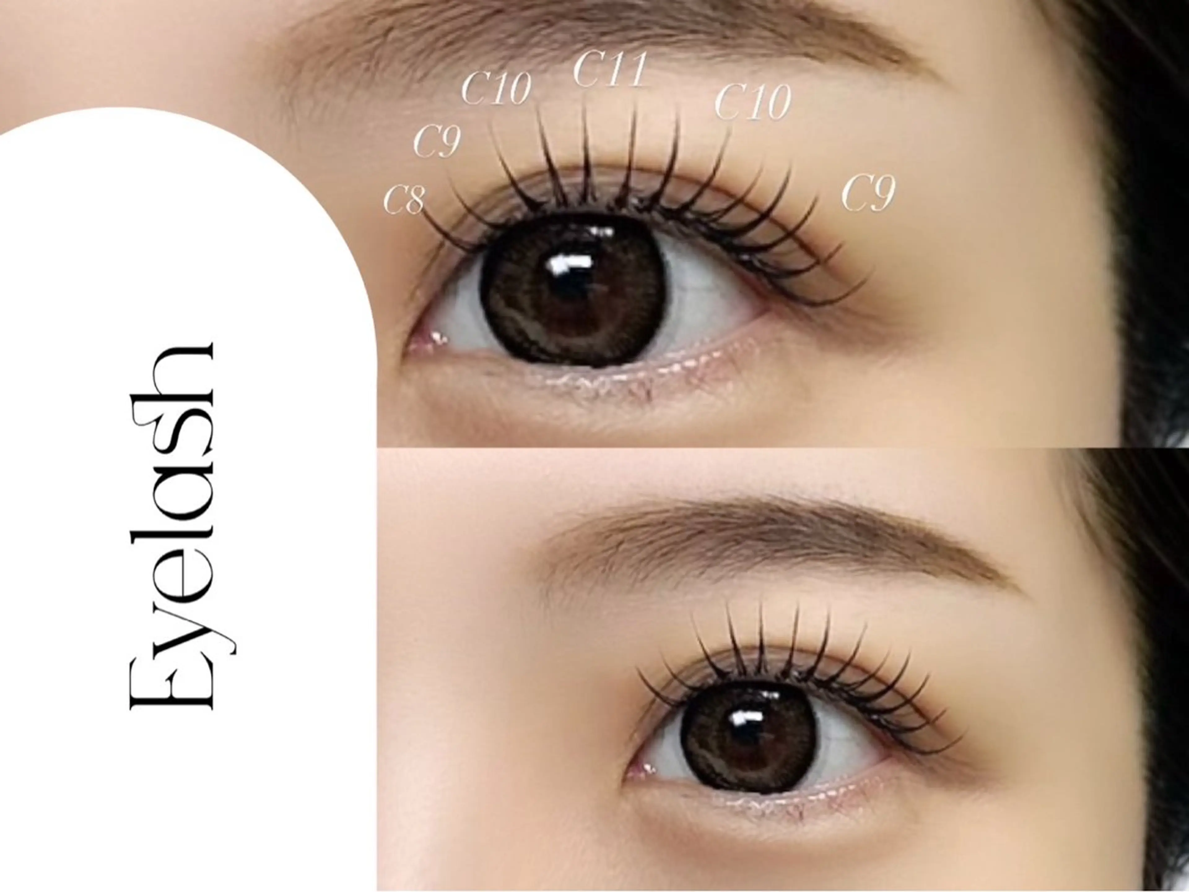 マツエク・マツパ BRILLANTE 🎀のマツエク・マツパデザイン