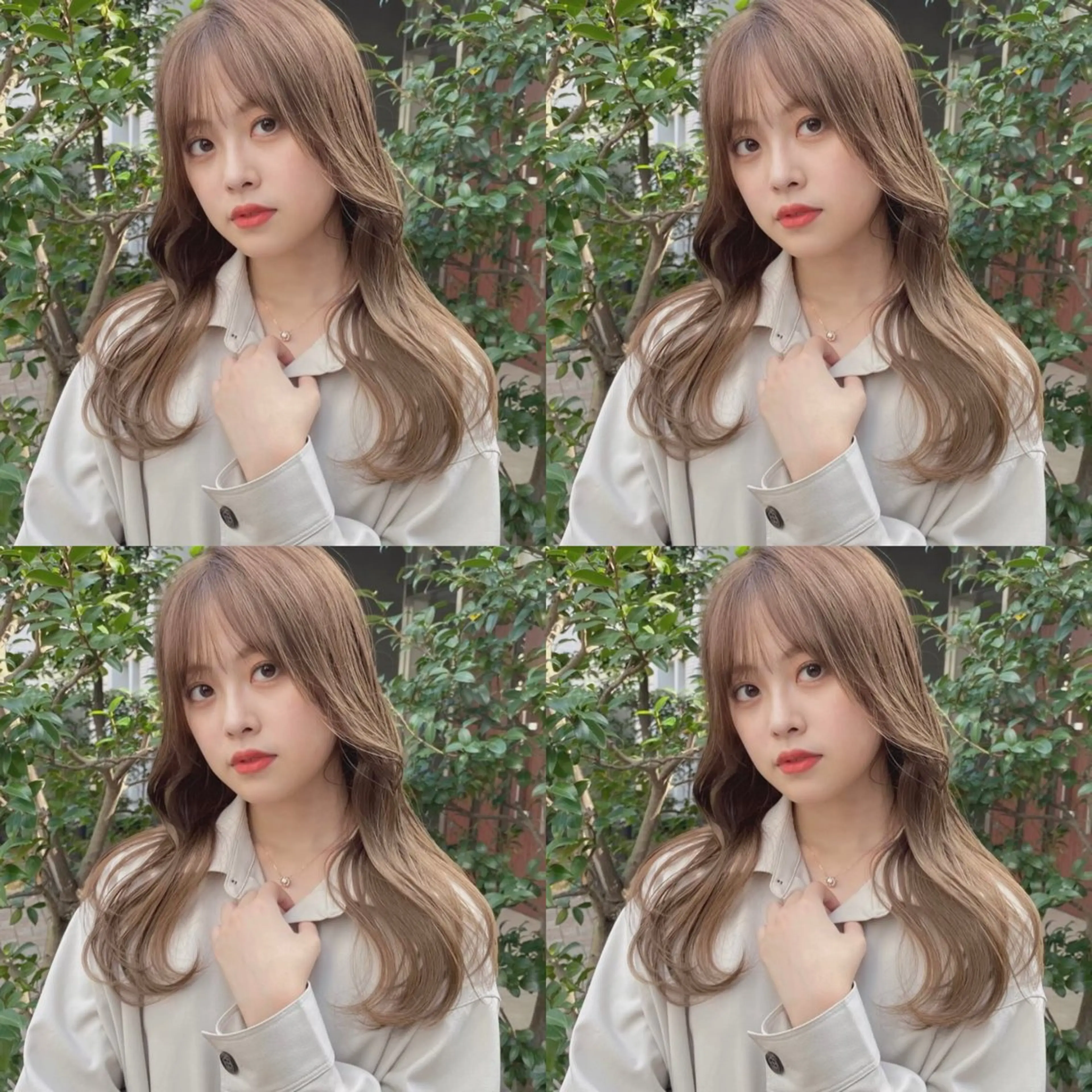 ミディアム カラー カット ヘアカラー 💎yuto💎 ハイトーン/韓国ヘアのヘアスタイル