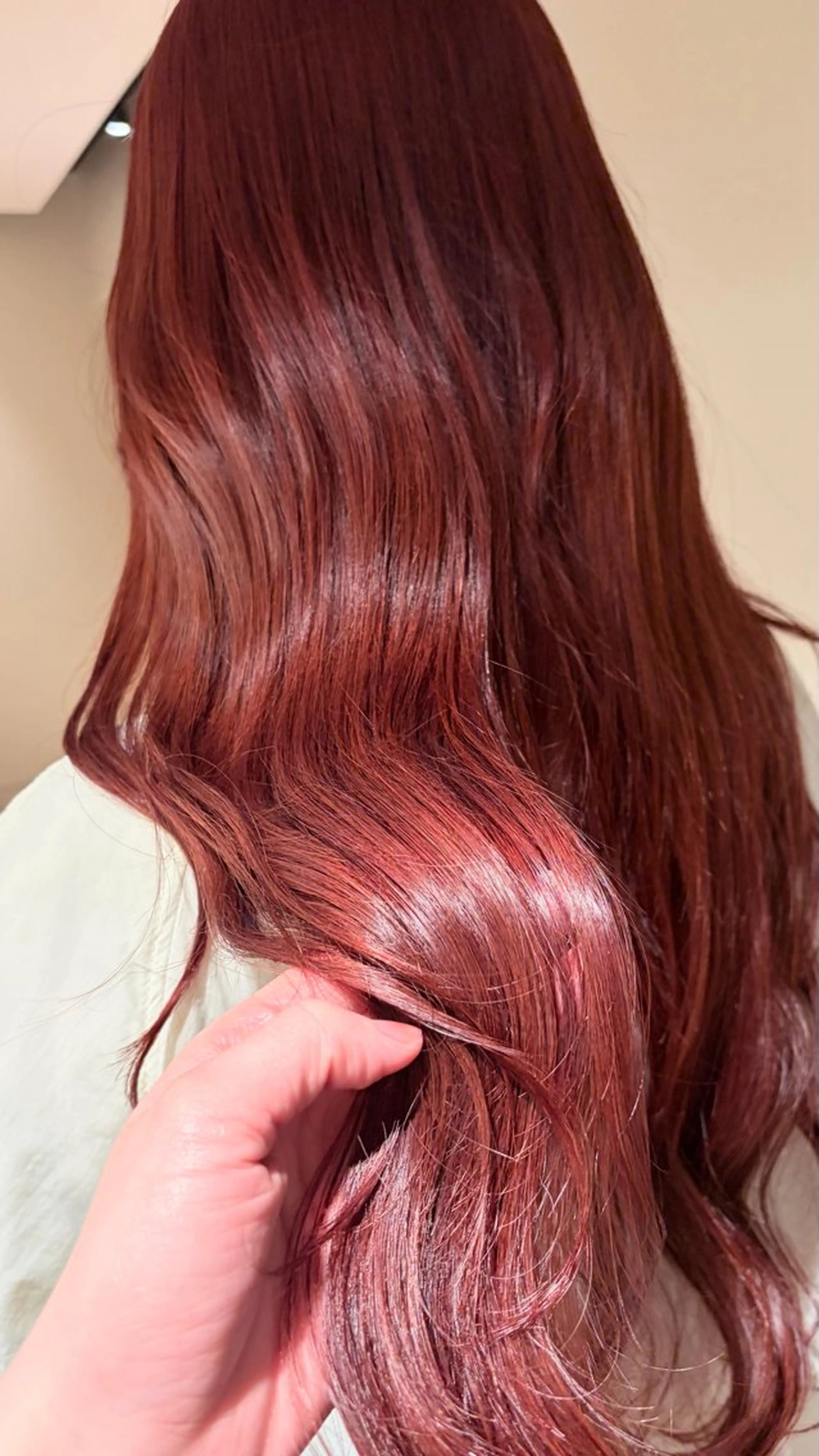 ロング カラー ブリーチ ダブルカラー ブリーチなしカラー Raykyoto烏丸 kahoのヘアスタイル