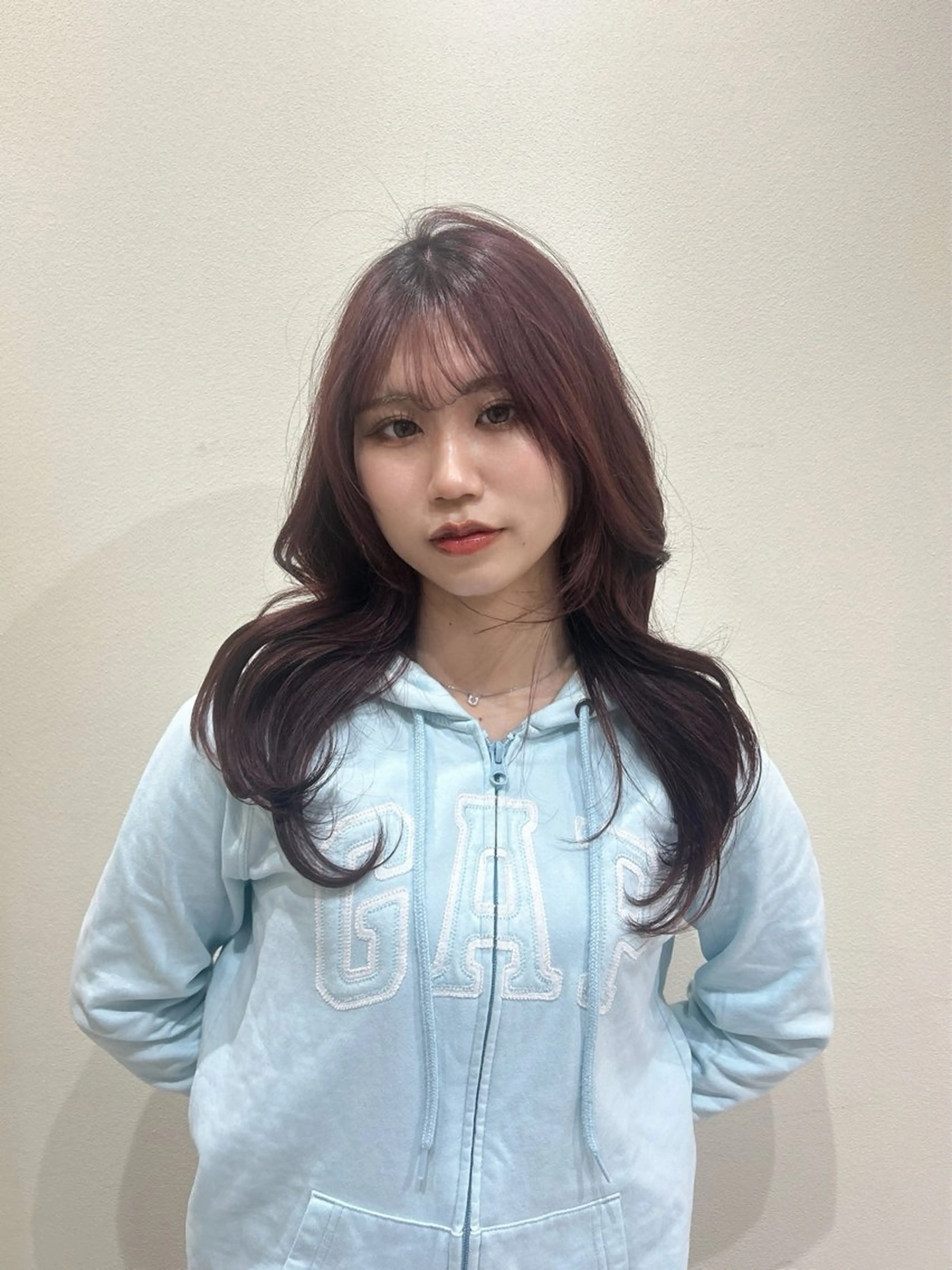 ロング ヘアカラー トリートメント hiyori🎀/艶 カラー/レイヤーのヘアスタイル