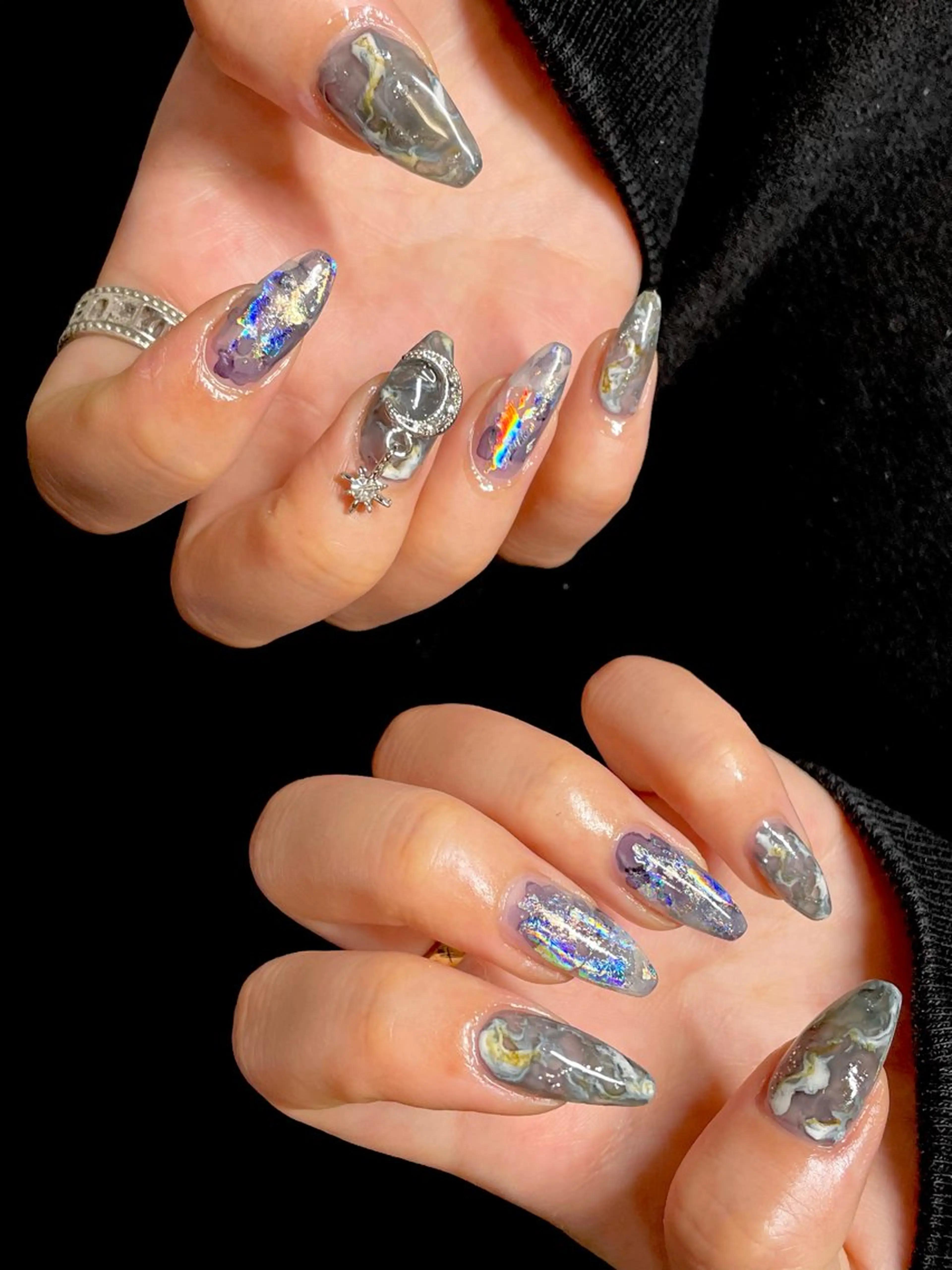 ロング epanouir mihoのネイルデザイン