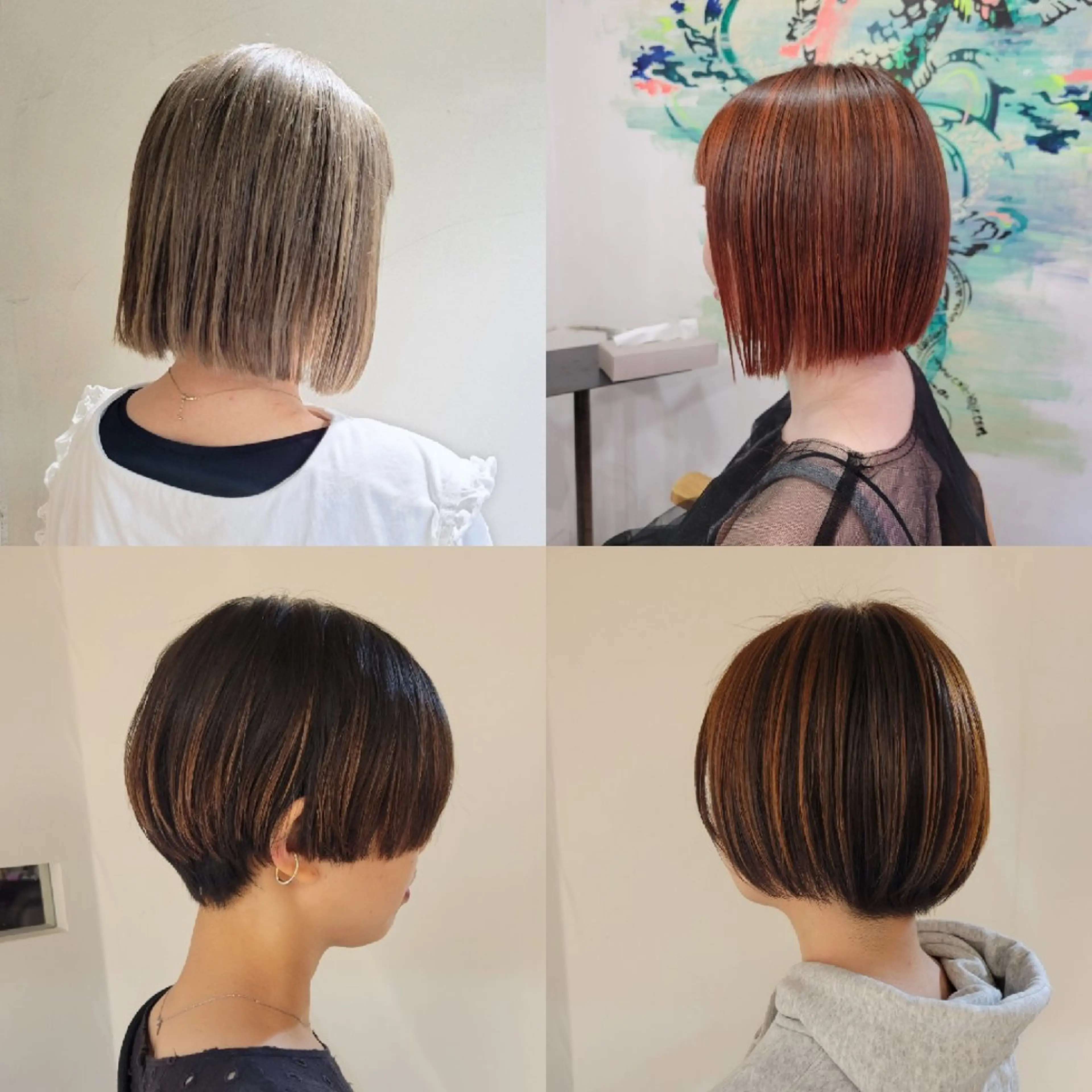 ショート パーマ ボブ 髪質改善 ショートヘア ストレートパーマ coii コイ【原宿/表参道】のヘアスタイル