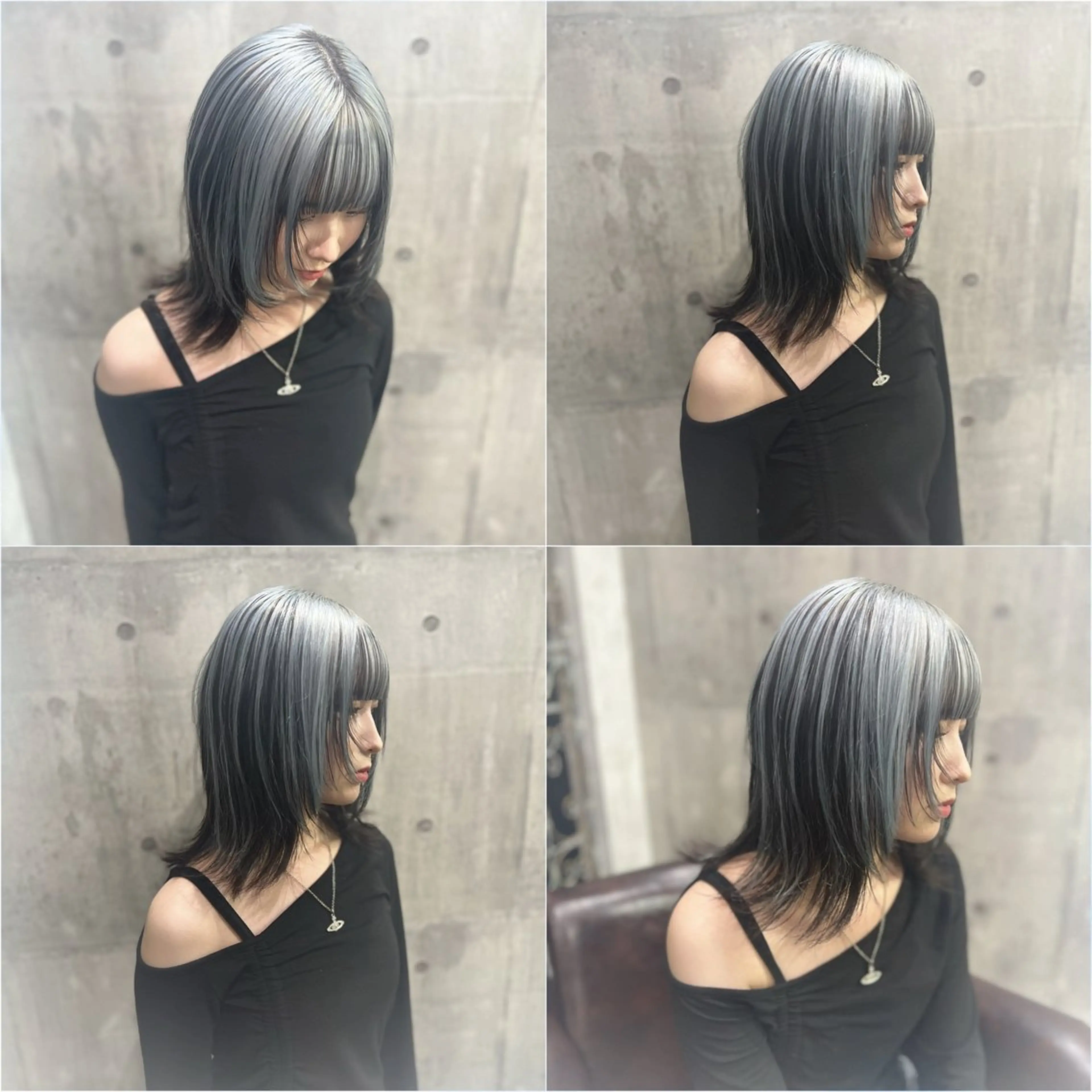 ミディアム 🖤韓国系🇰🇷カ ラーkokona🖤のヘアスタイル